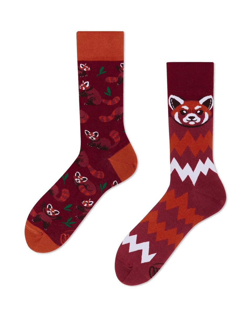 Freizeitsocken "ROTER PANDA" 39-42