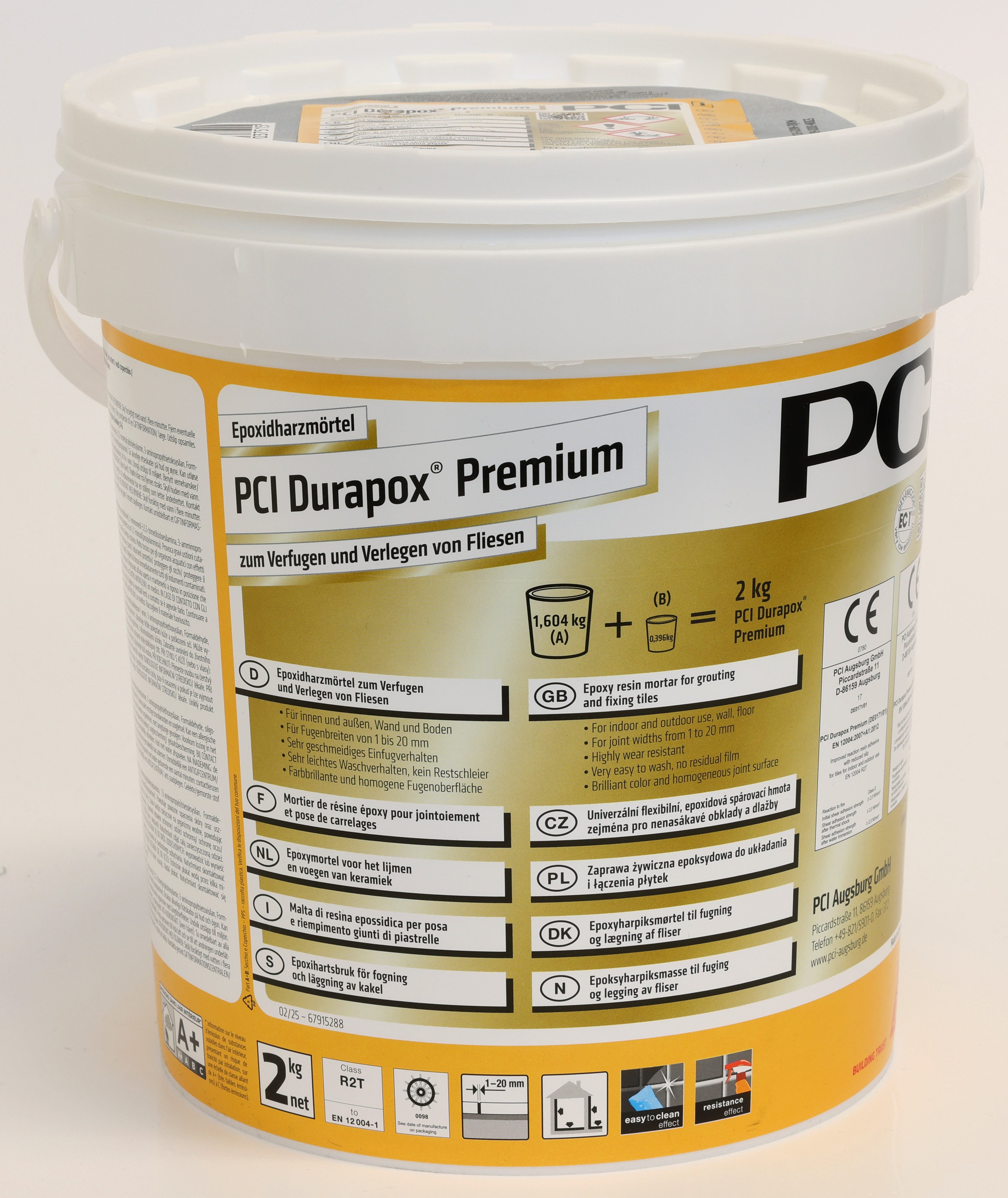 PCI Fugenmörtel PCI Durapox® Premium Nr. 01 brillantweiß 2kg, 2 kg