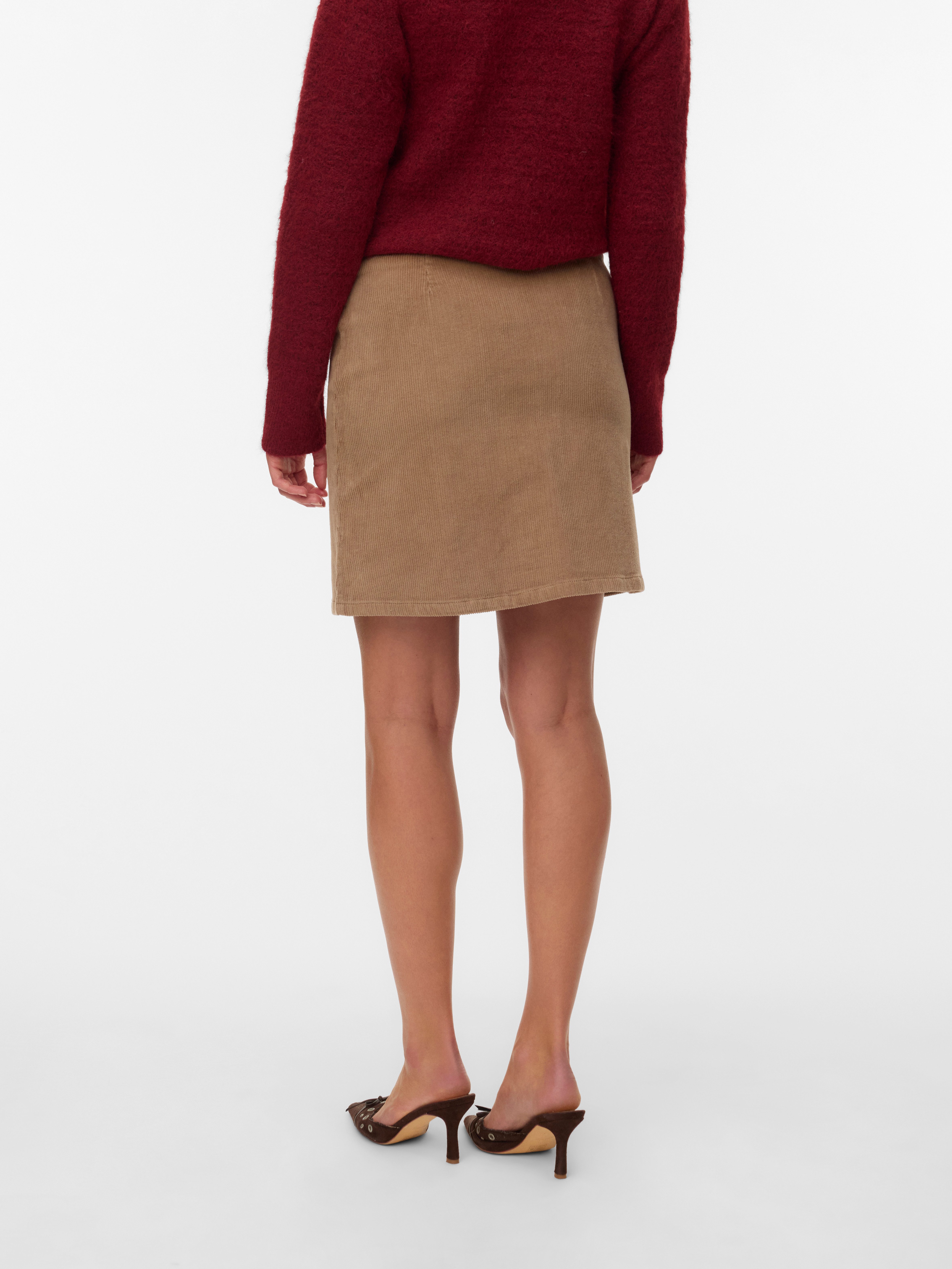 Vero Moda Cordrock VMETTA HR SHORT CORD SKATER SKIRT NOOS günstig online kaufen