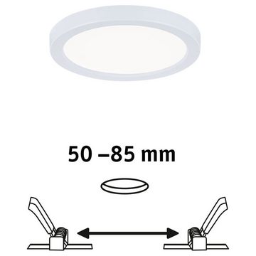 Paulmann LED Einbauleuchte LED Deckenleuchte Areo Varifit in Weiß 6,5W 550lm IP44 neutralweiß, keine Angabe, Leuchtmittel enthalten: Ja, fest verbaut, LED, 4000, Einbaustrahler, Einbauleuchte