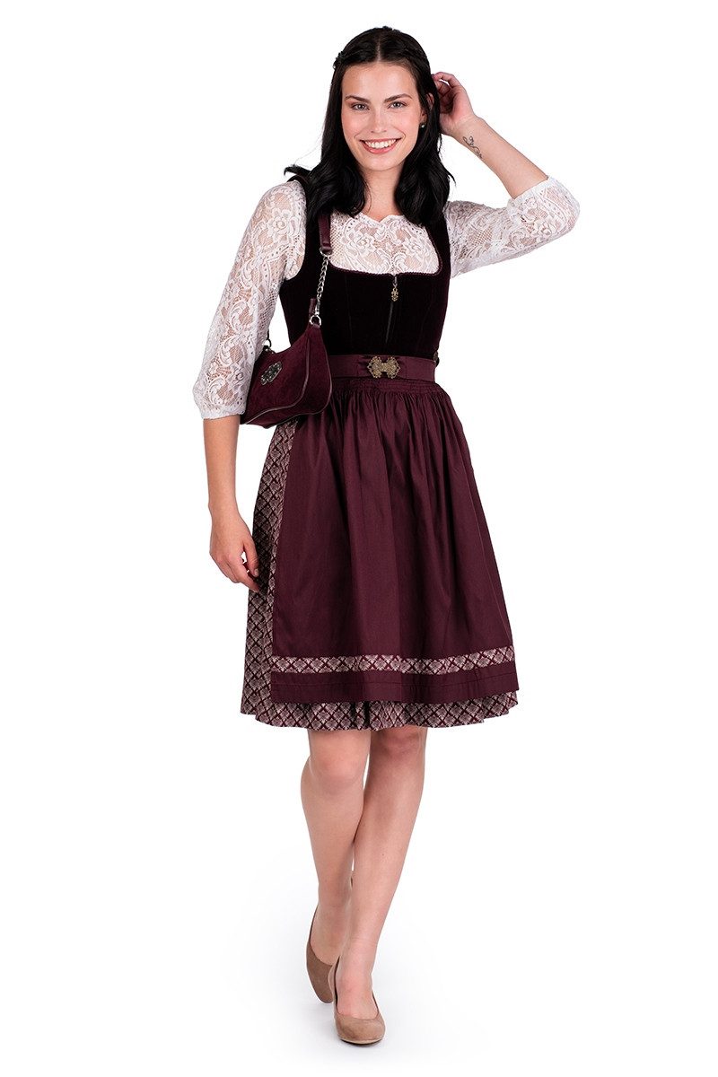 MarJo Dirndlbluse Dirndlbluse - RÖHRMOOS - offweiß