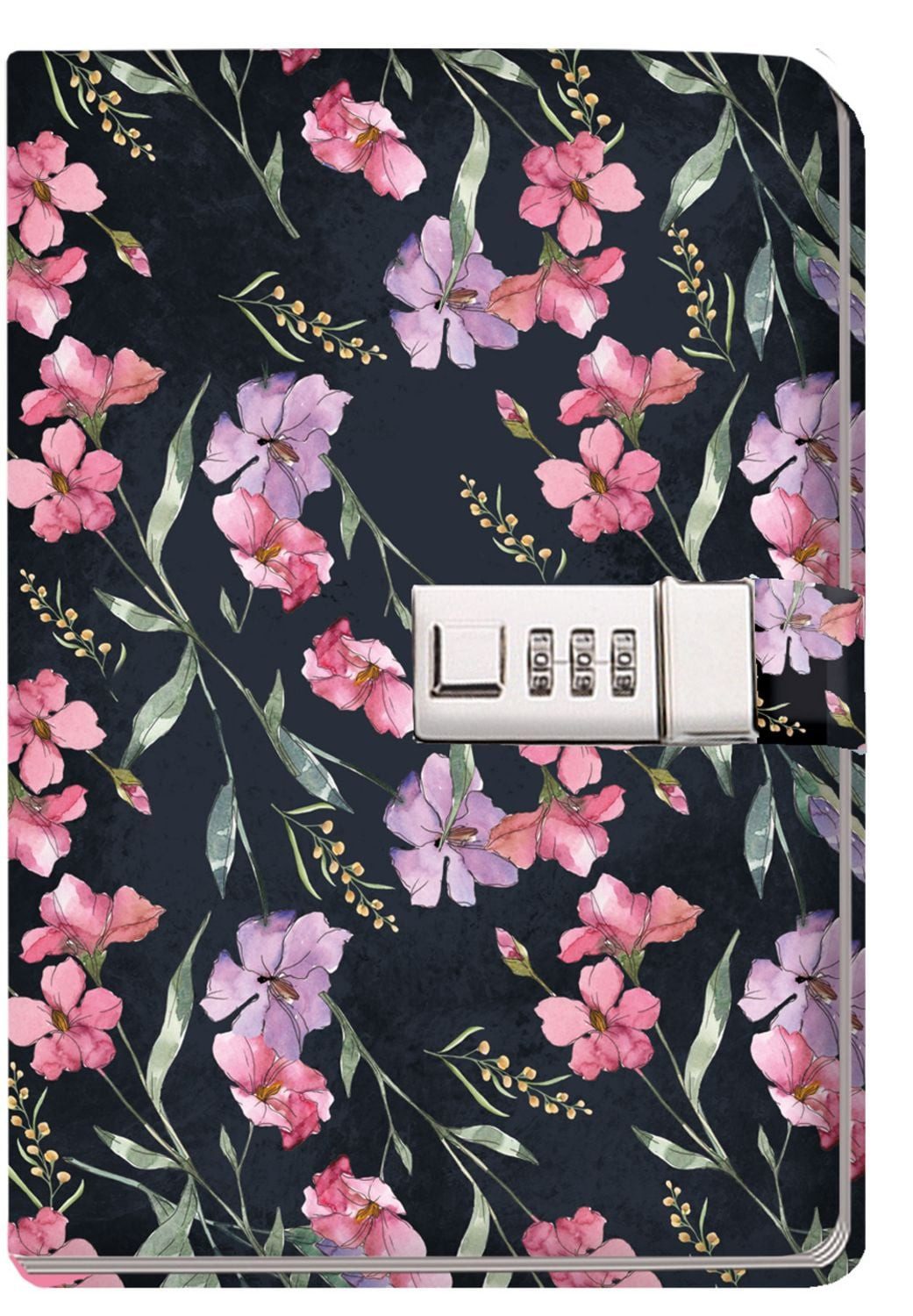Tagebuch Trötsch Tagebuch mit Zahlenschloss Flowers
