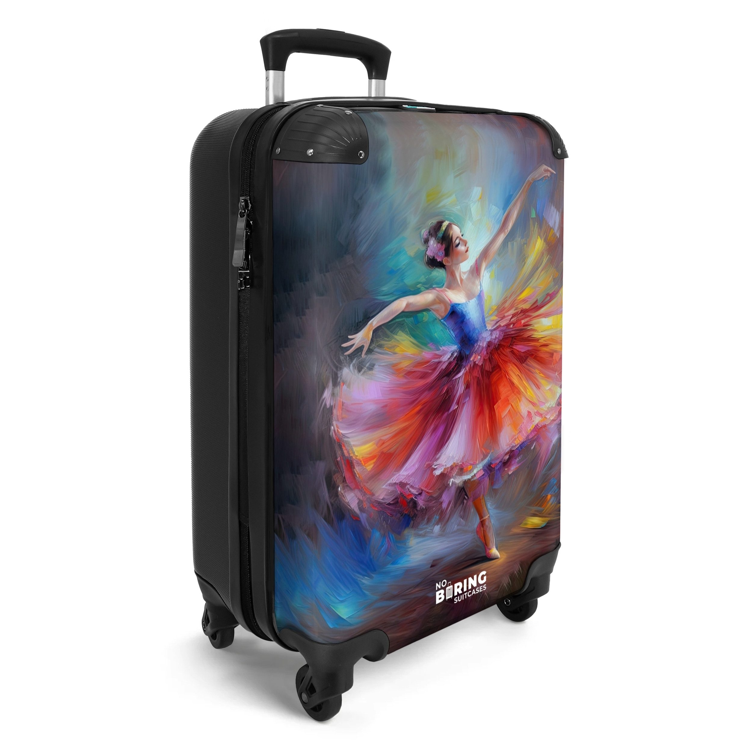 NoBoringSuitcases.com© Hartschalen-Trolley Malerei - Ölfarbe - günstig online kaufen