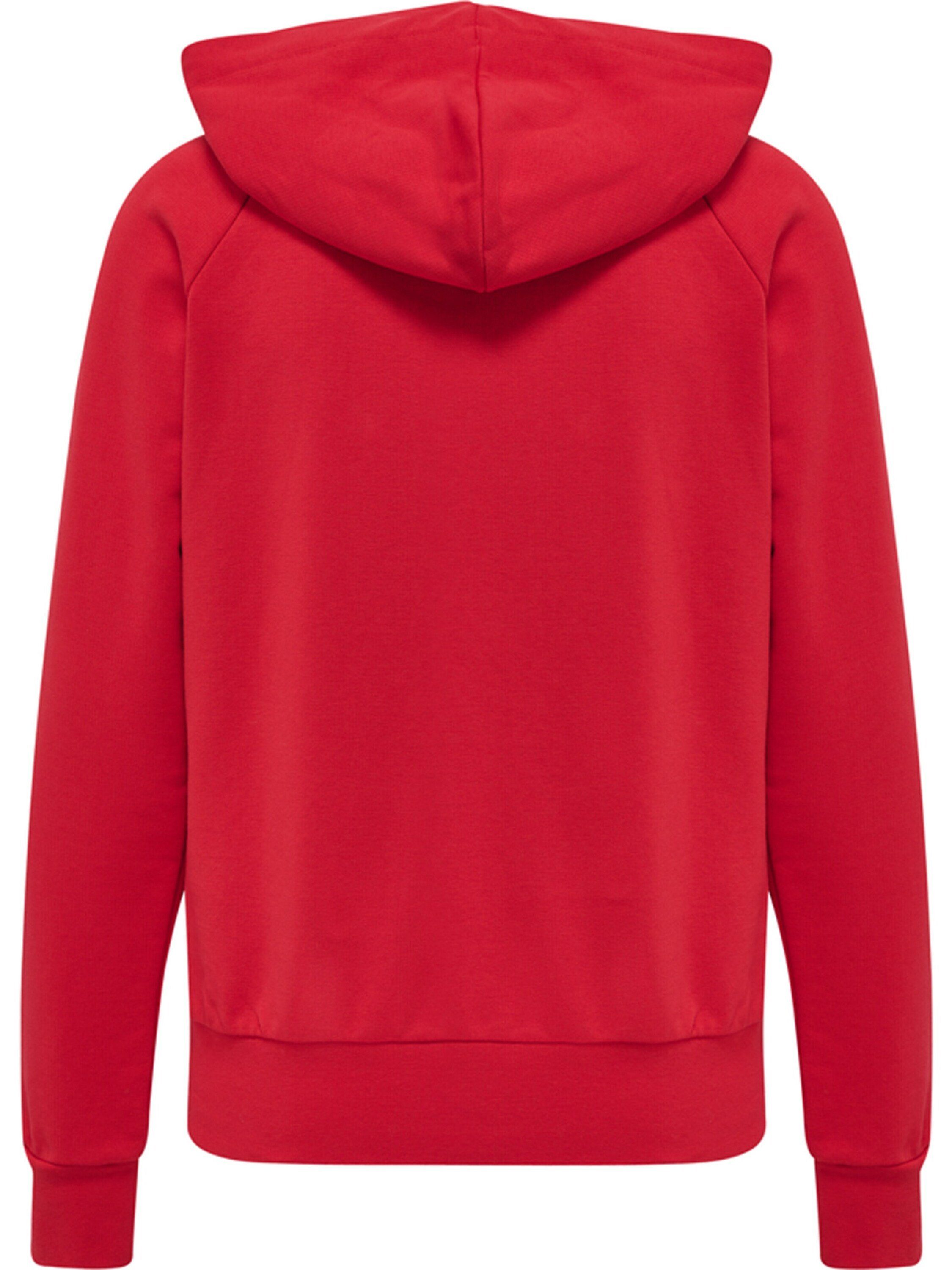 2.0 Rot Sweatshirt Weiteres Plain/ohne Details, Noni hummel (1-tlg) Detail