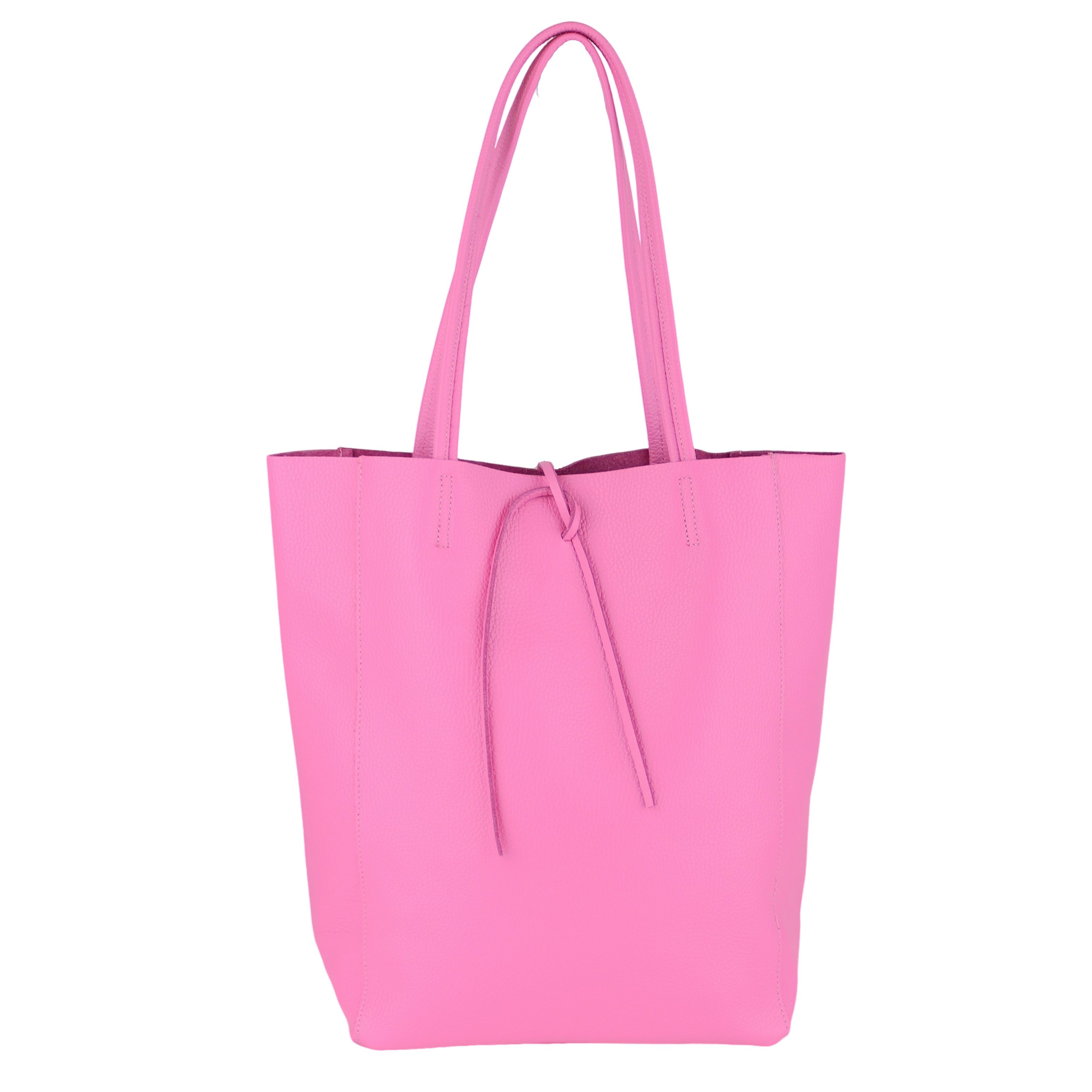 MIRROSI Shopper aus Echtleder / Wildleder, Made in Italy, Henkeltasche Tasche (Einkaufstasche in vielen trendigen Farben), Tragetasche (38x38x16cm) mit Stauraum A4 Ordner