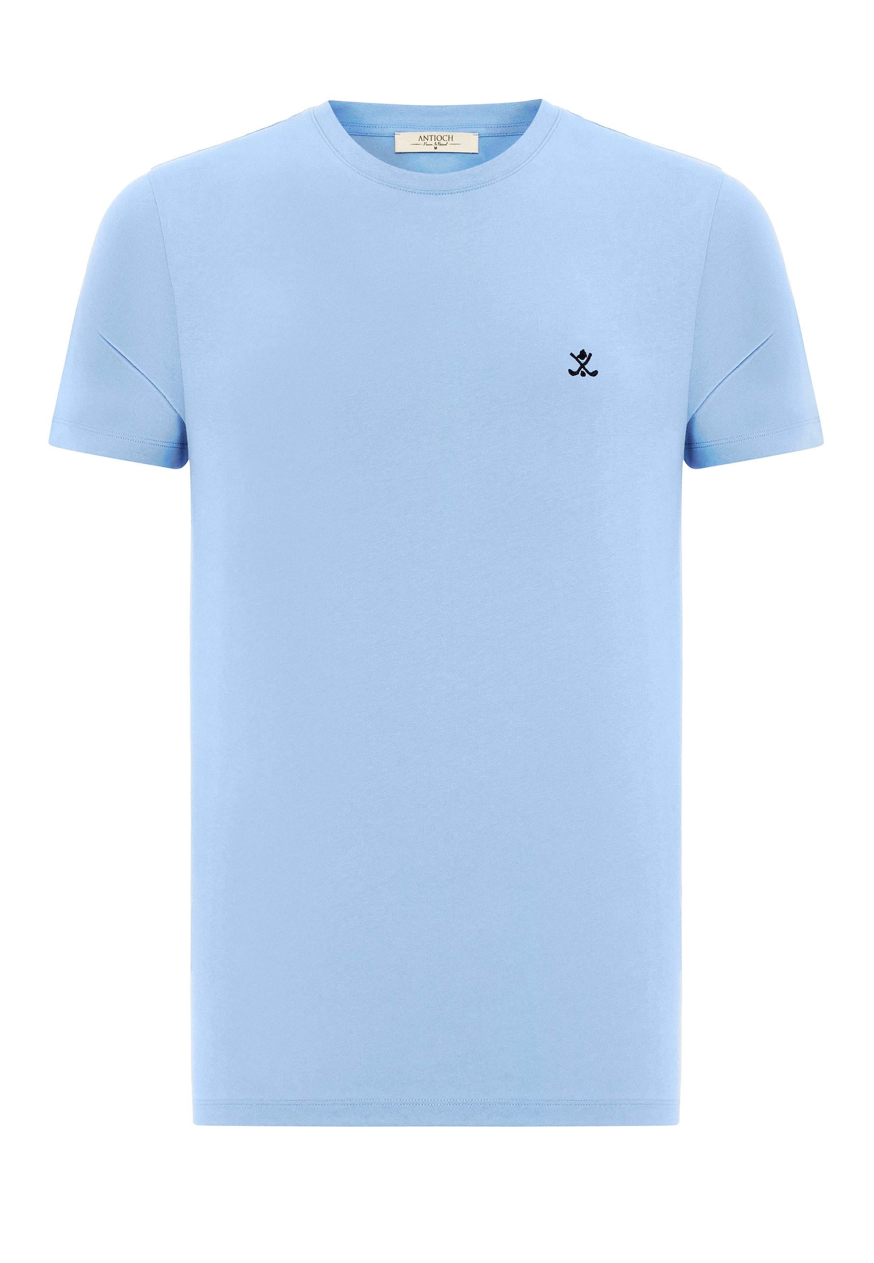 Antioch  T-Shirts & Poloshirts Henri Crewneck Regular Fit Basic T-Shirt günstig online kaufen