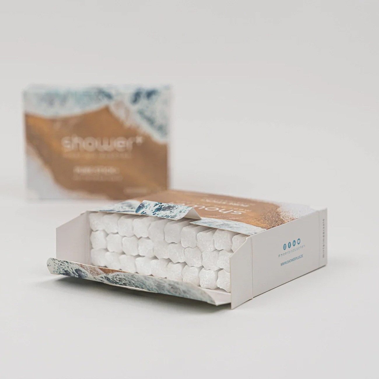 Shower+ Badezusatz PURE STICK+ 30er Pack MITTELMEERSALZ, Nachfüllsticks für shower + Salzdusche