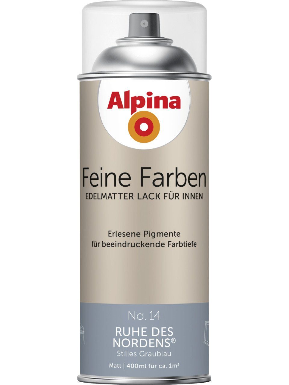 No. Feine Farben 14 Sprühlack Sprühlack Alpina Ruhe des Alpina