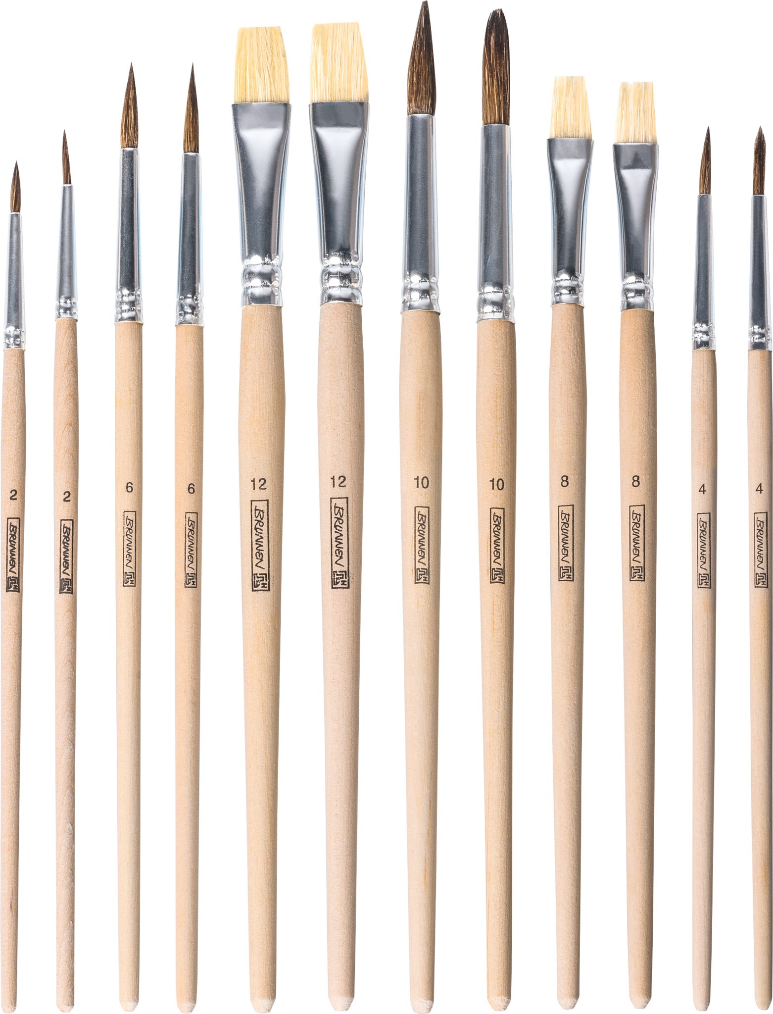 BRUNNEN Pinsel BRUNNEN 1048929 Schulpinsel-Set