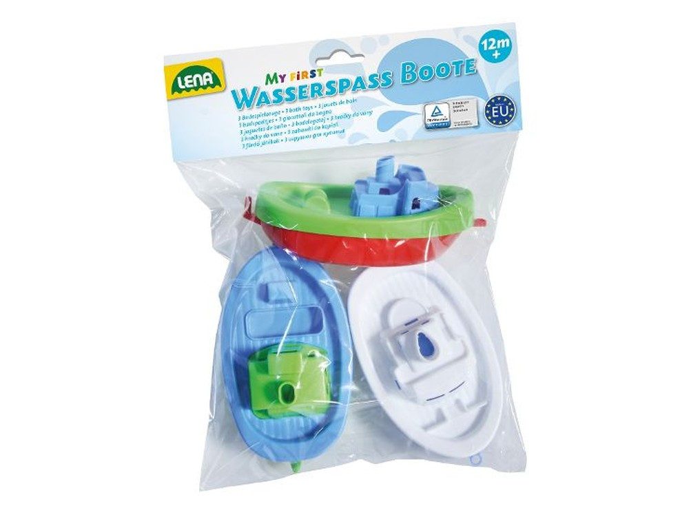 SIMM Spielwaren Spielzeug-Boot Wasserspaß Boote 3er Set für Badewanne und Outdoor