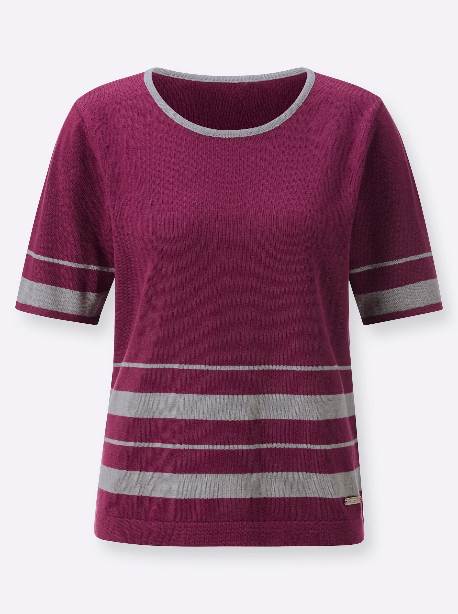 Witt Strickpullover Kurzarm-Pullover Kurzarm Jersey