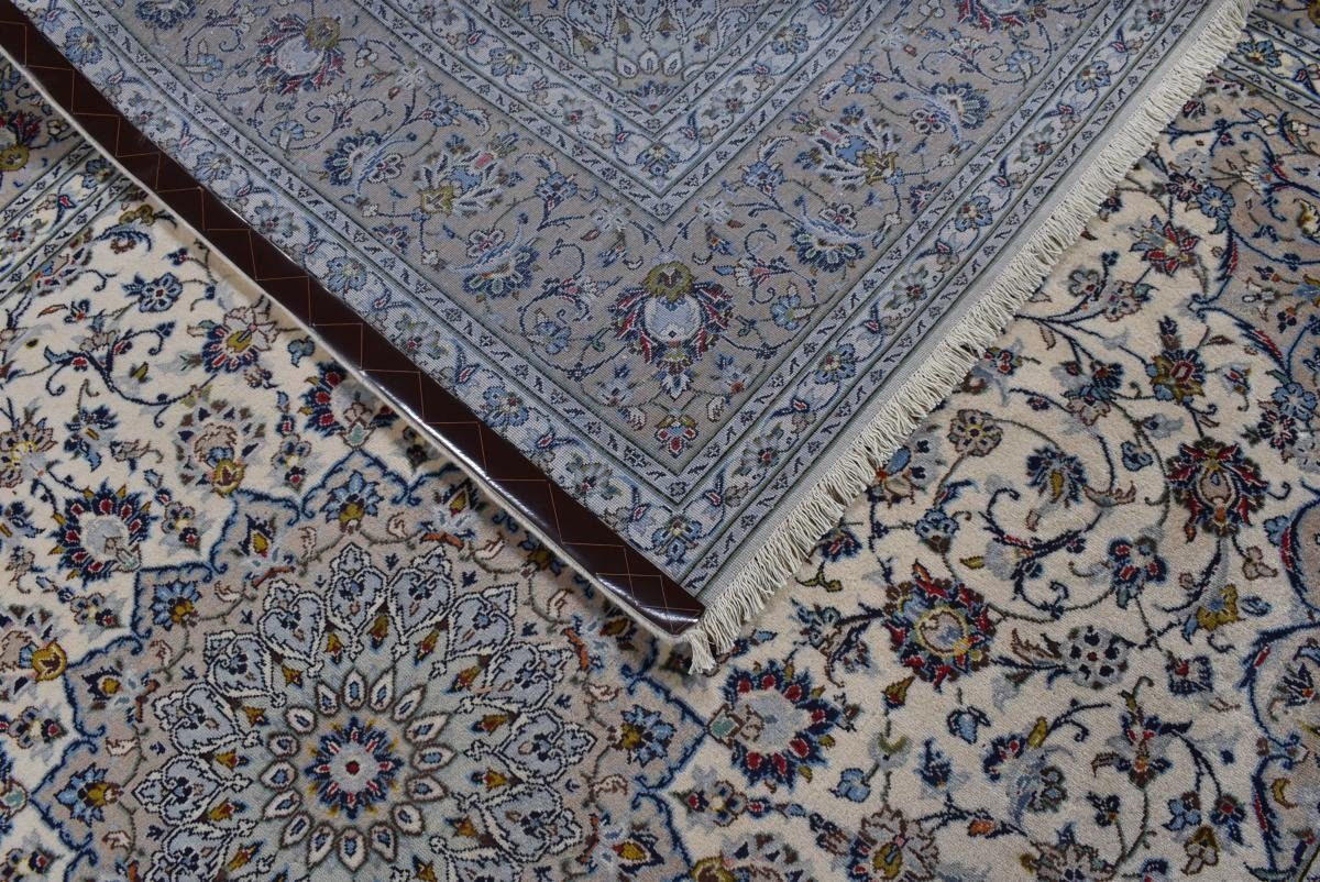 Orientteppich Keshan 247x347 Handgeknüpfter Perserteppich, Höhe: rechteckig, Nain Orientteppich / mm Trading, 12