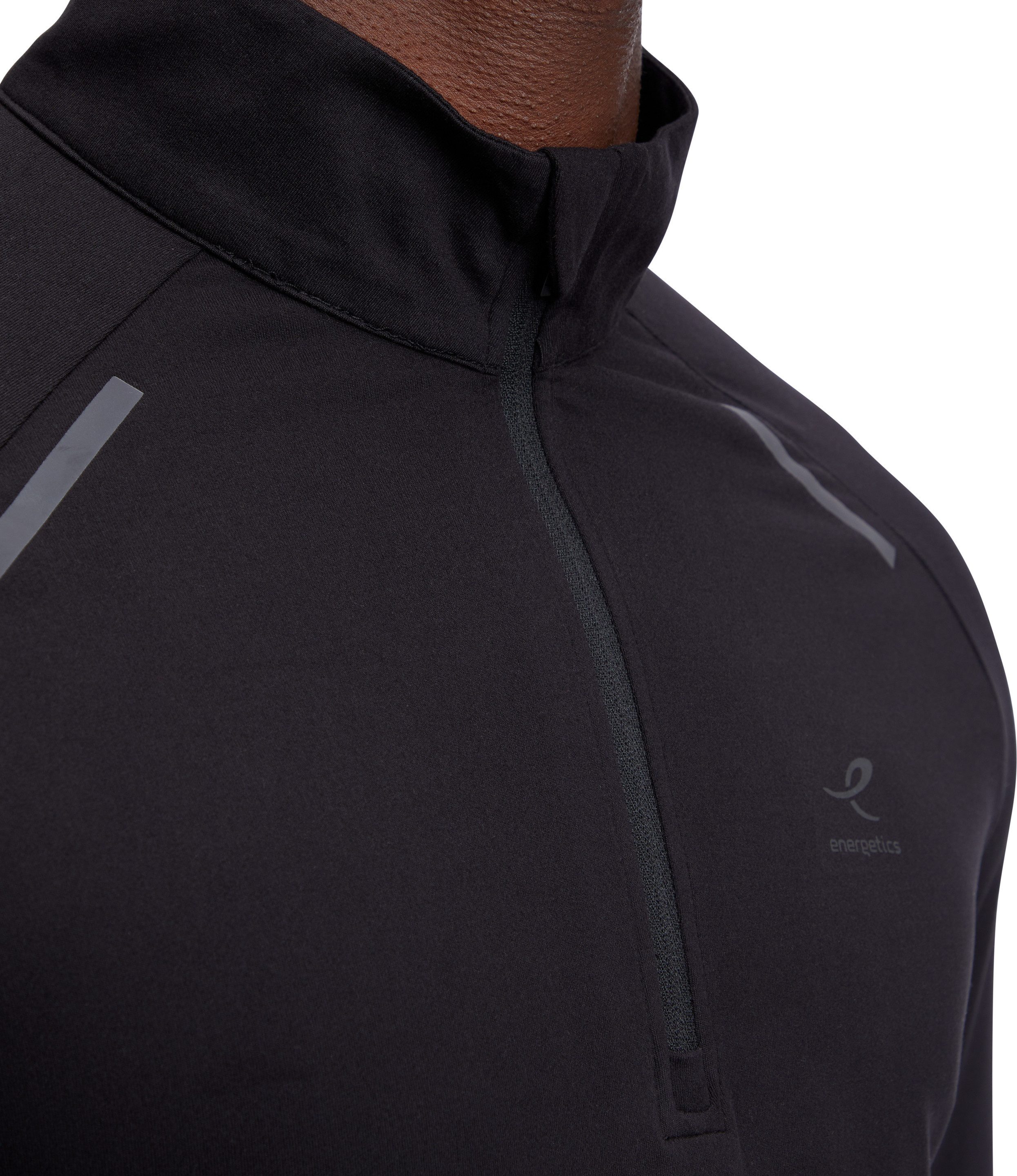 Energetics Laufshirt HE.-LANGARMSHIRT CUSCO IV M Rollkragen, Half Zip, für Sport-Outfits, mit DRY PLUS-Technologie – Bild 4 von 5