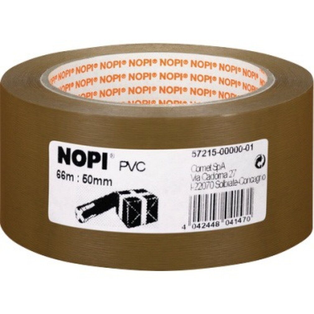 Klebeband NOPI Packband 57215-00000-01 50mmx66m br Maße: 50 mm x 66 m (B x L)