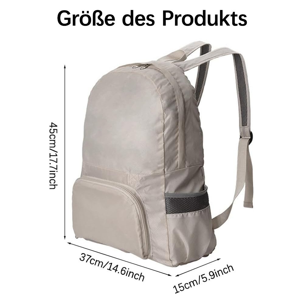 Coonoor Wanderrucksack Faltbarer Rucksack, 2 Stück günstig online kaufen