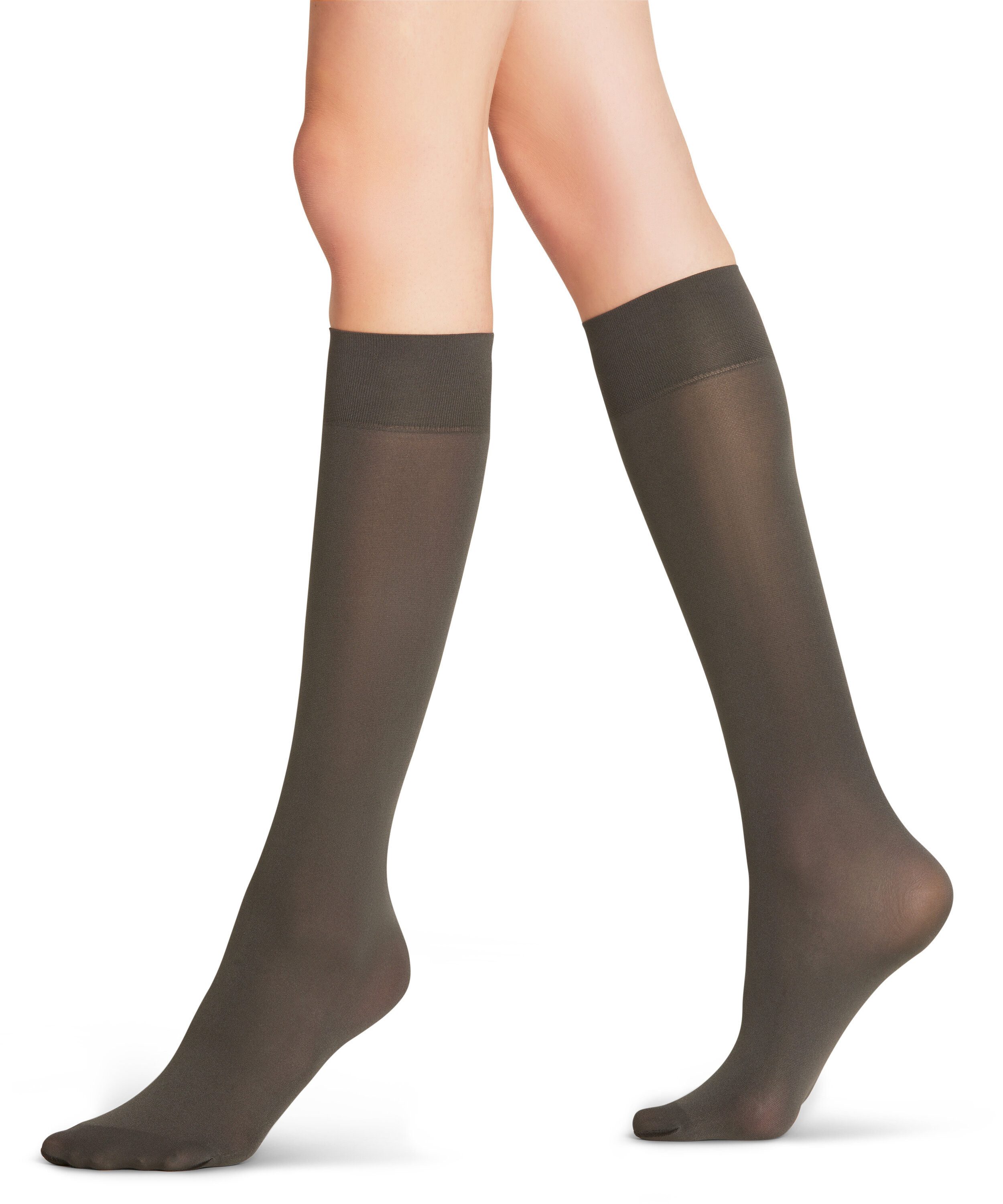 FALKE Feinkniestrümpfe FALKE Seidenglatt 40 Damen (1-Paar) semi-opaque & leicht glänzend