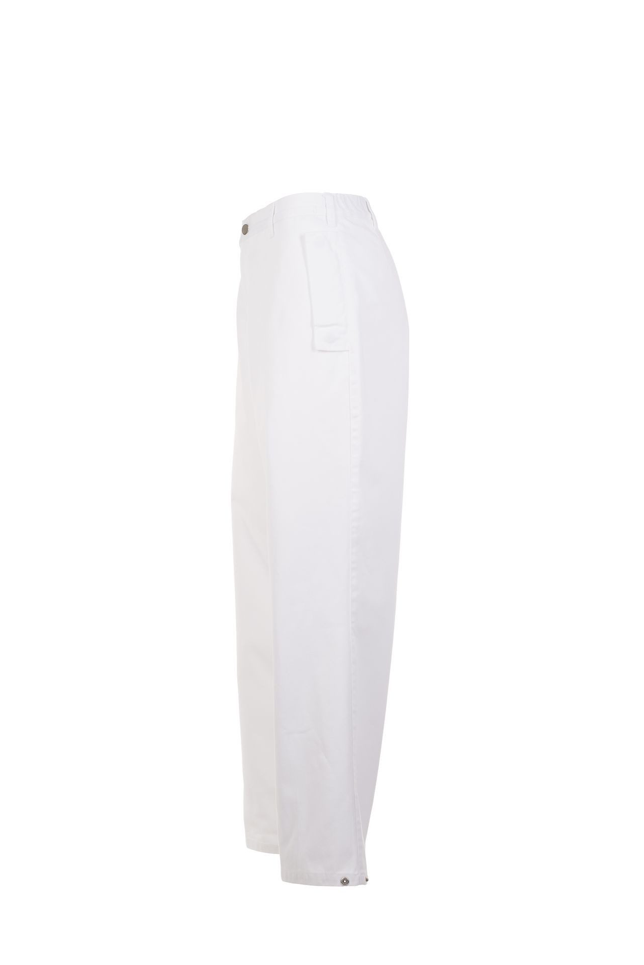 Planam Arbeitshose PLANAM Damen Bundhose FOOD Gummizug Beuteltaschen Weiß