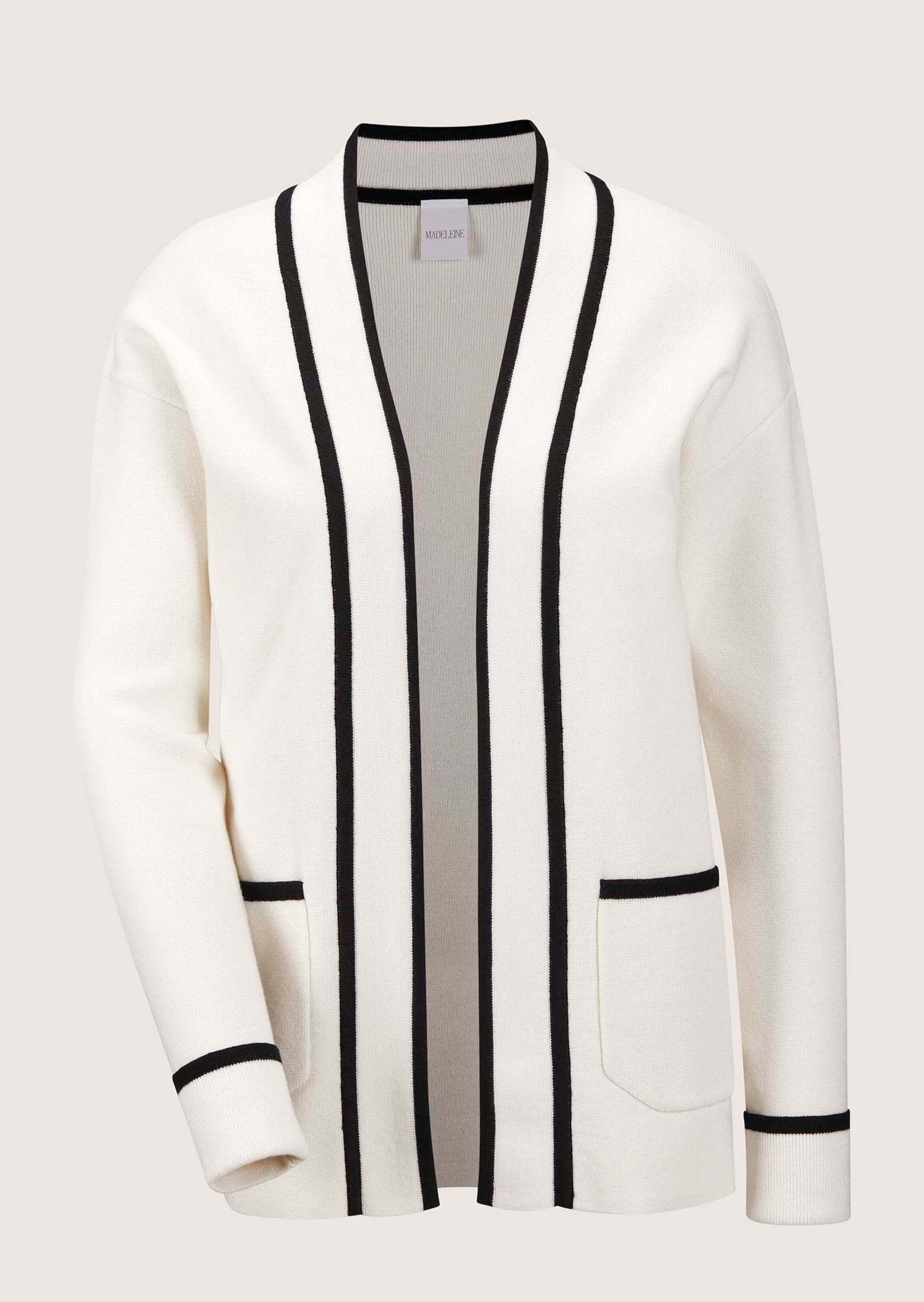 Strickjacke Lange Strickjacke ohne Verschluss