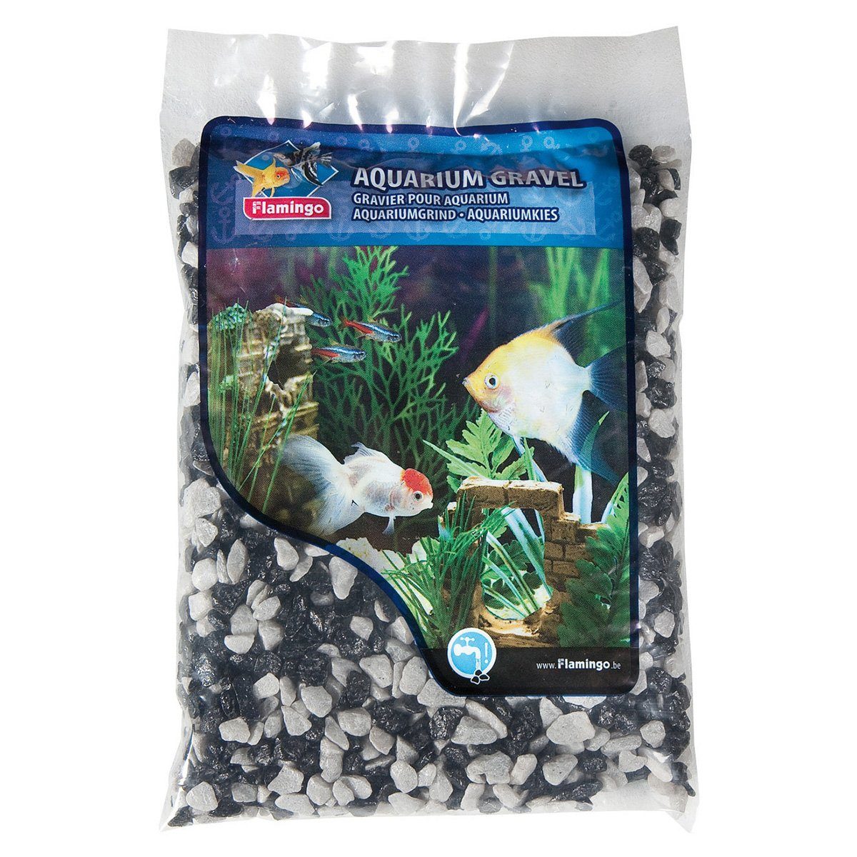 Aquarienkies Dekostein Fegro schwarz 1 kg