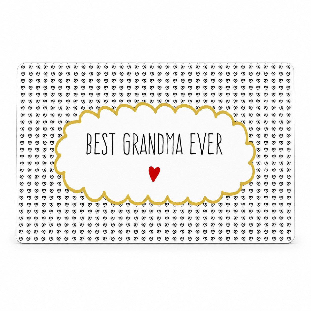 PPD Frühstücksbrett Frühstücksbrettchen aus Resopal - Best Grandma Ever, Resopal, (1-St)