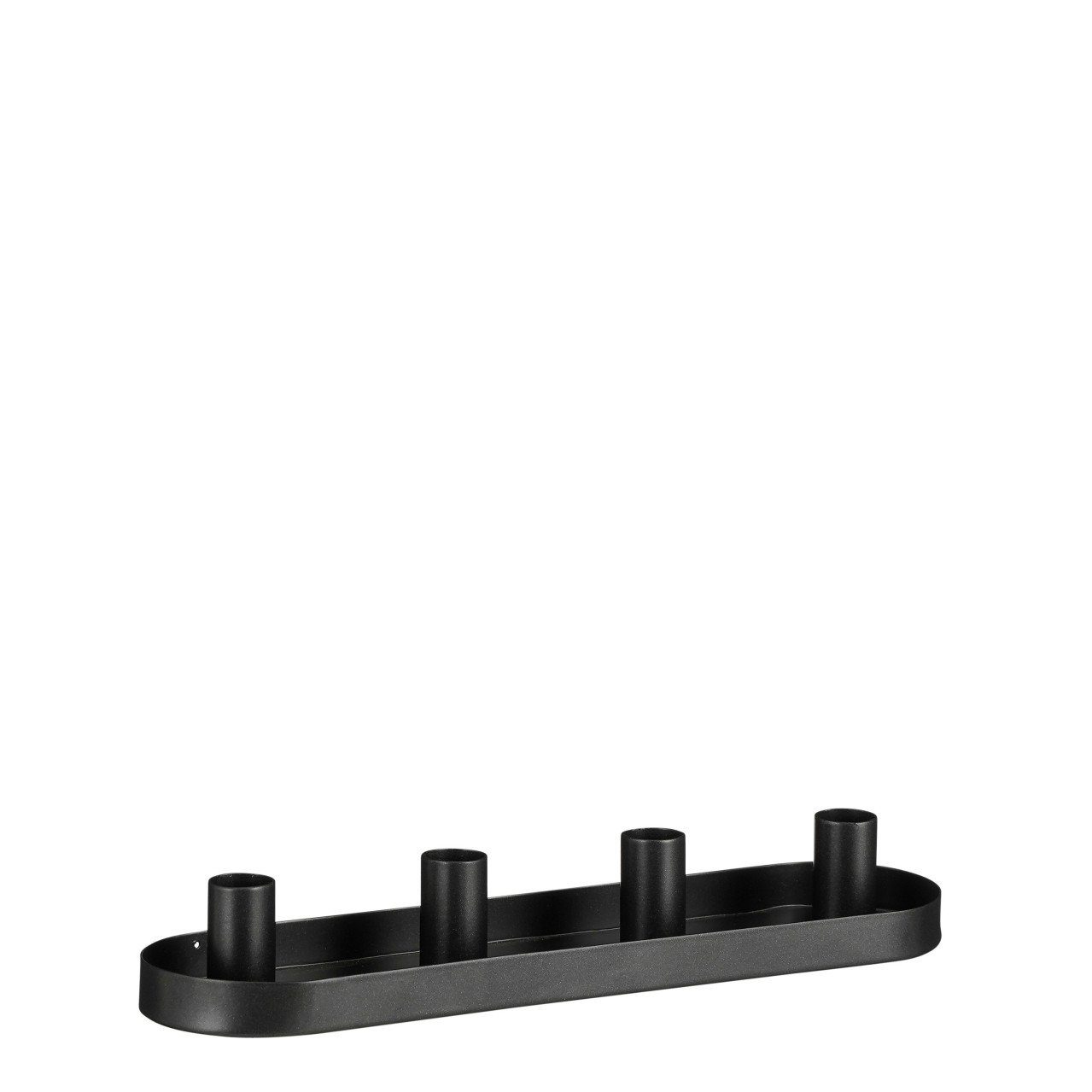 Mica Decorations Kerzenständer Mica Kerzenständer schwarz 21,5 x 6 x 3 cm günstig online kaufen