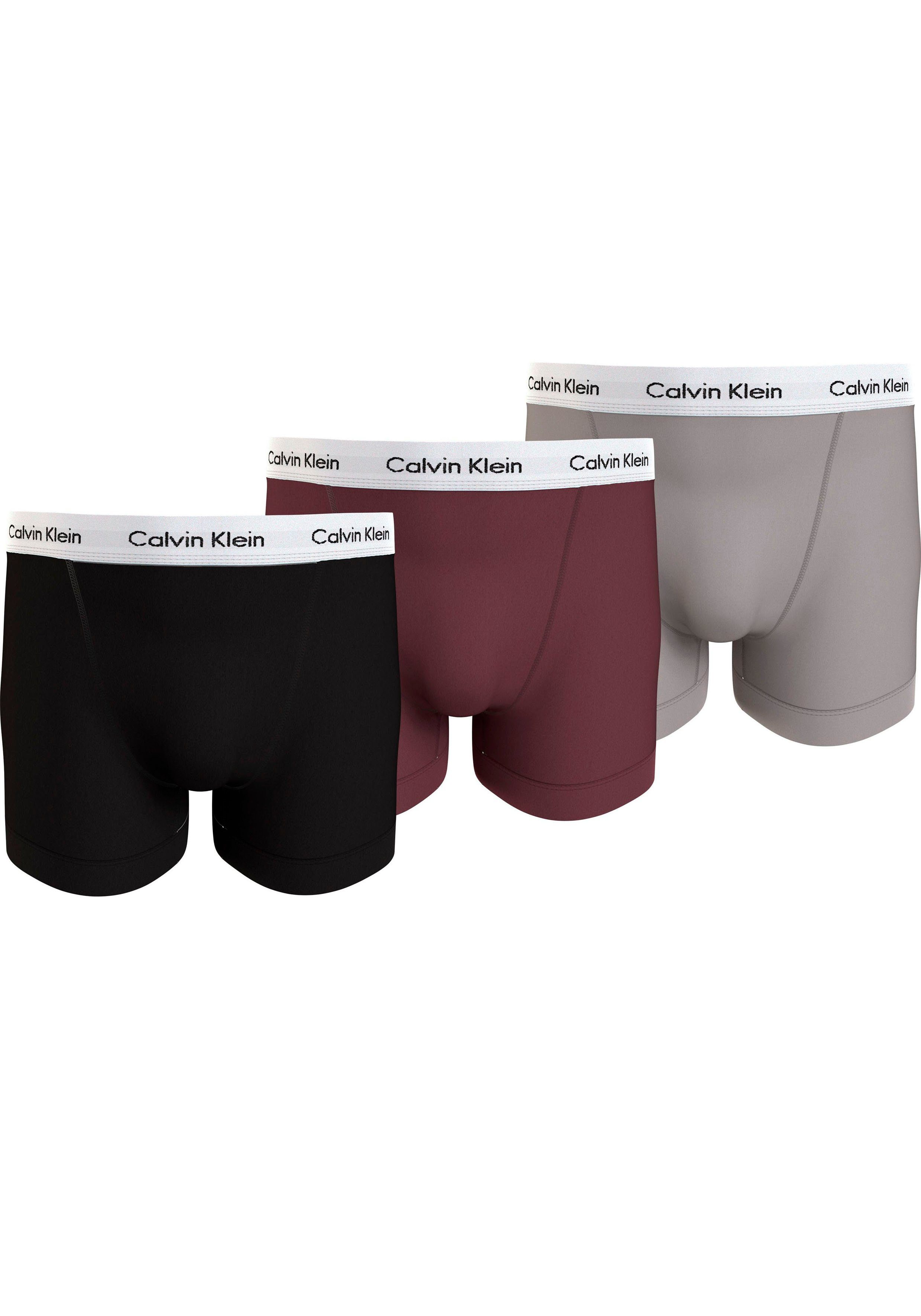 Calvin Klein Underwear Trunk TRUNK 3PK (Packung, 3er-Pack) mit Logo-Elastikbund