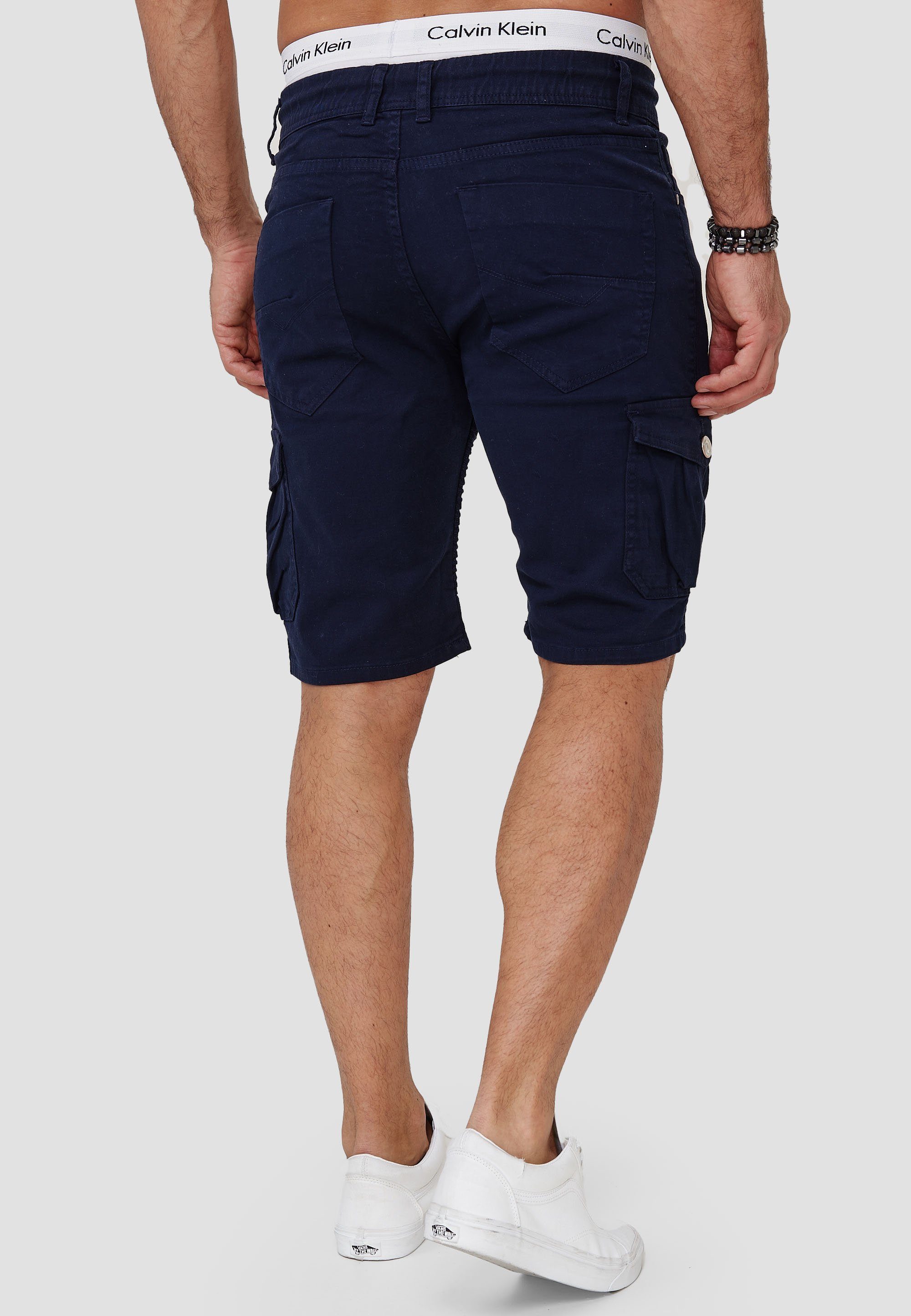 Herren Kurze Hosen OneRedox Shorts SH-3363 (Kurze Hose Bermudas Sweatpants, 1-tlg., im modischem Design) Fitness Freizeit Casual