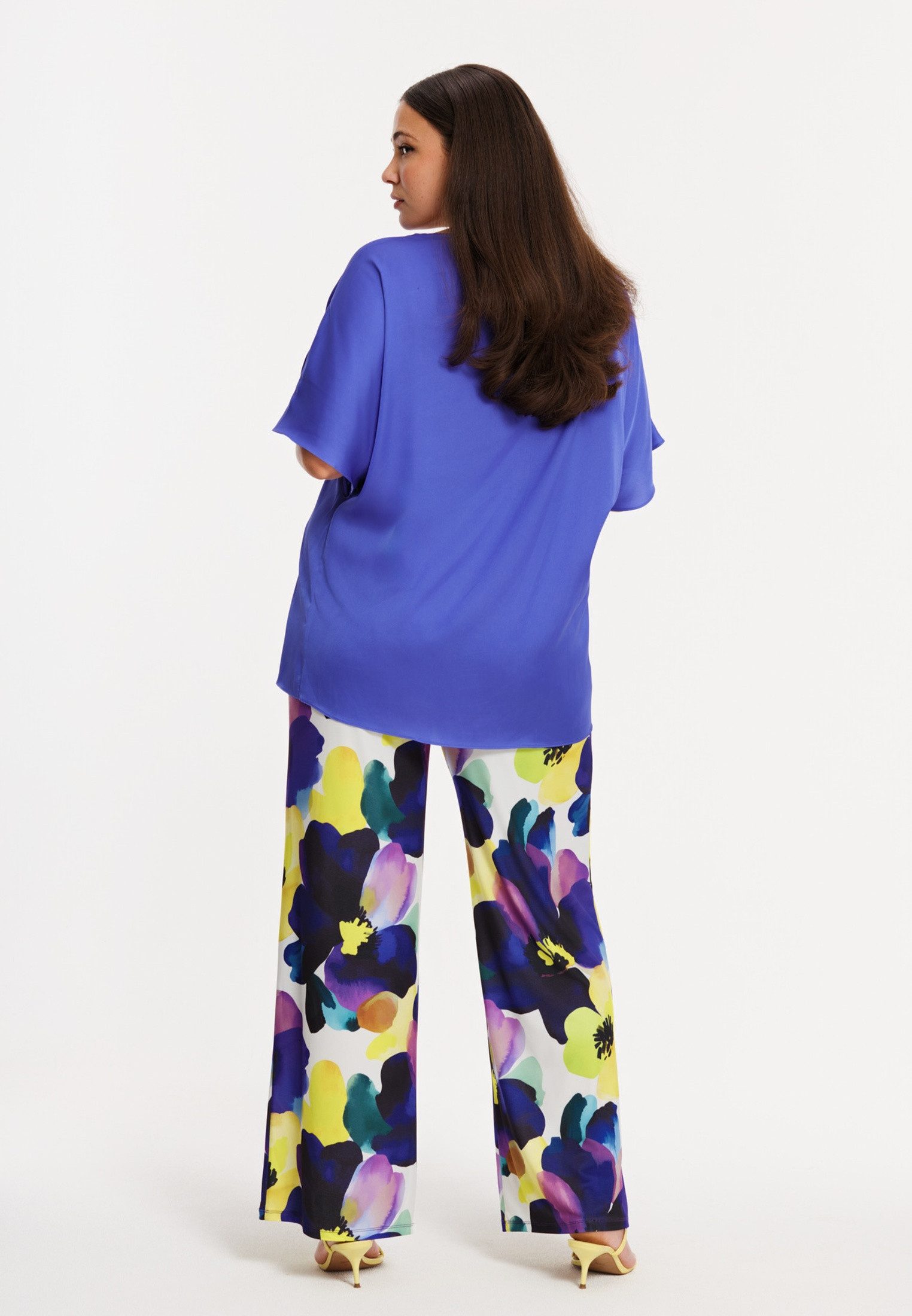 YOEK Bootcuthose Damen Hose mit Druck