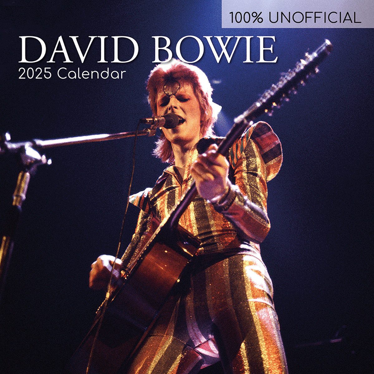 Wandkalender David Bowie 2025 – 16-Monatskalender: Original Gifted Stationery-Ka