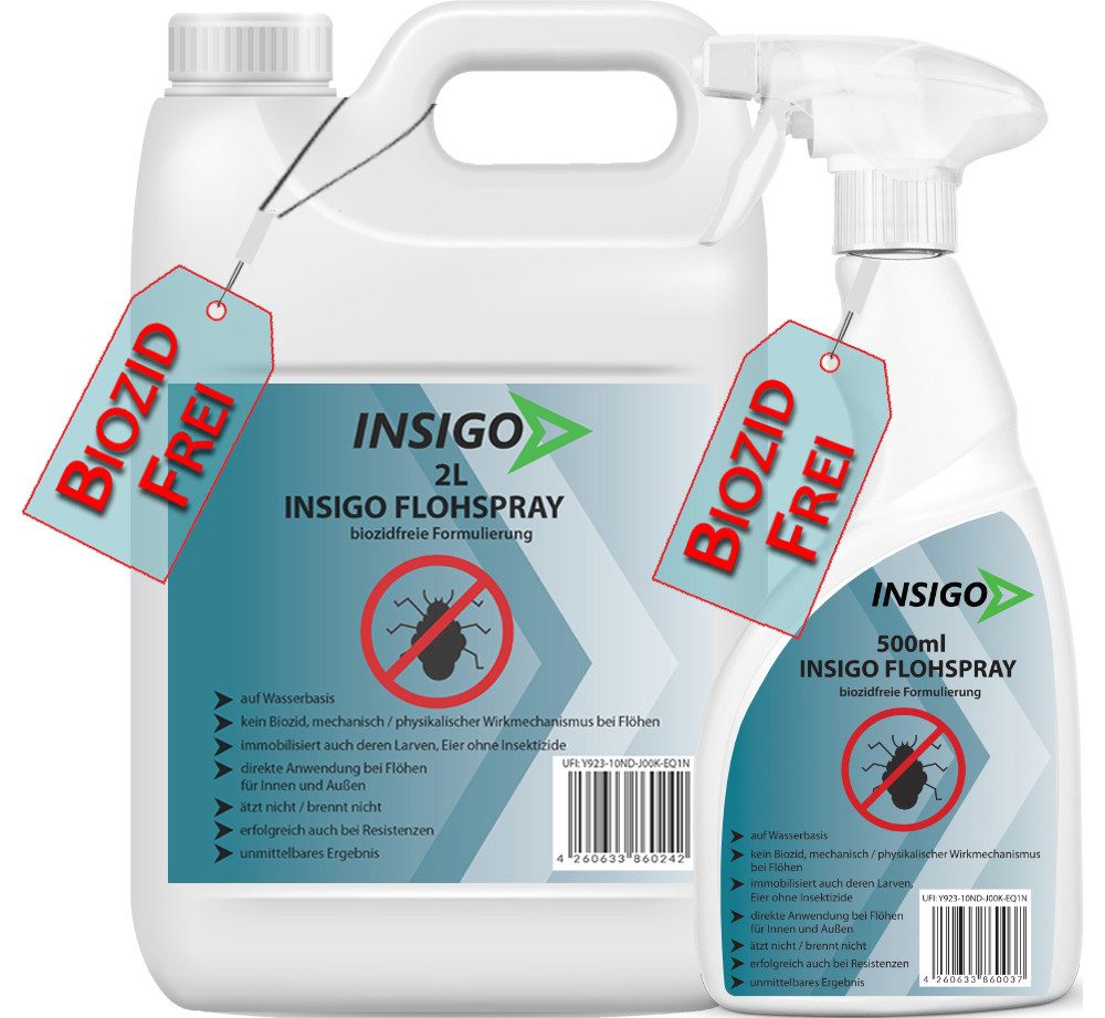 Insektenspray Anti Floh-Spray Floh-Mittel Ungezieferspray