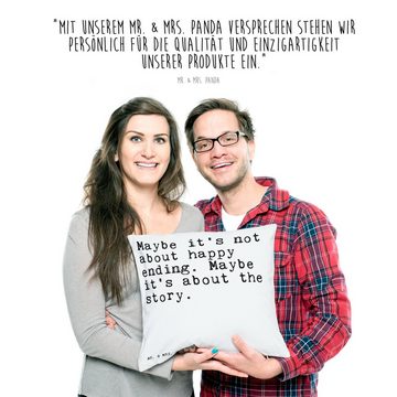 Mr. & Mrs. Panda Dekokissen Maybe it's not about... - Weiß - Geschenk, Dekokissen, Zitate, Sofakissen, Spruch Sprüche Weisheiten Zitate Lustig Weisheit Worte, Liebe, Zitat