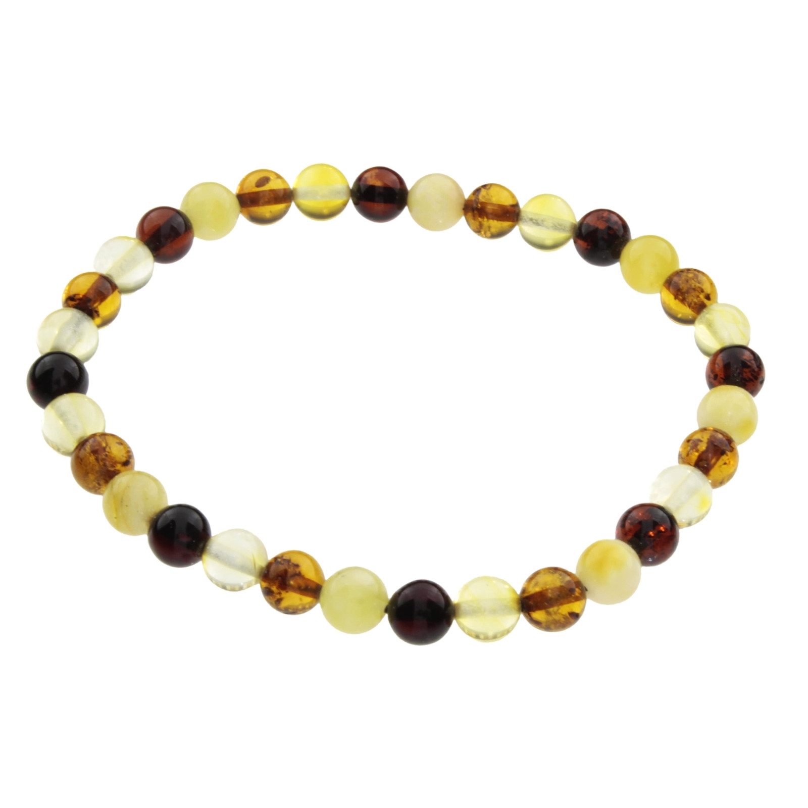 Armband Ostsee-Schmuck Armband Kugel 6 mm Armband Kugel 6 mm
