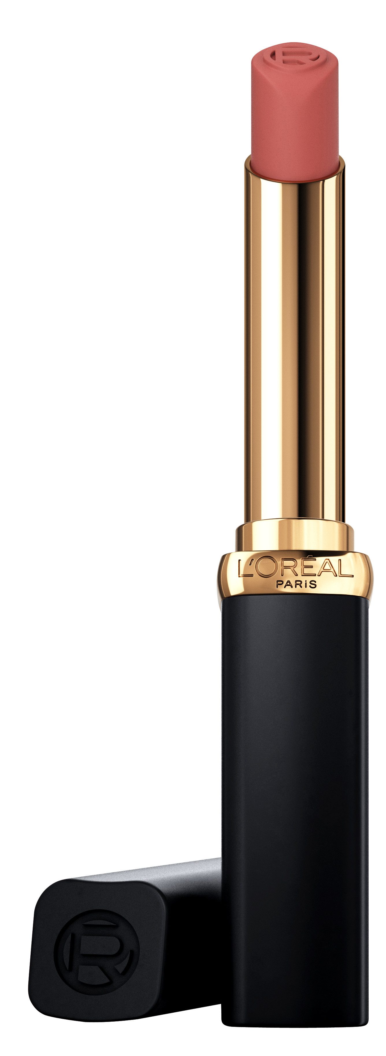 L'ORÉAL PARIS Lippenstift COLOR RICHE INTENSE VOLUME MATTE, intensiv matte Farbe, bietet bis zu 16h mattierten Halt