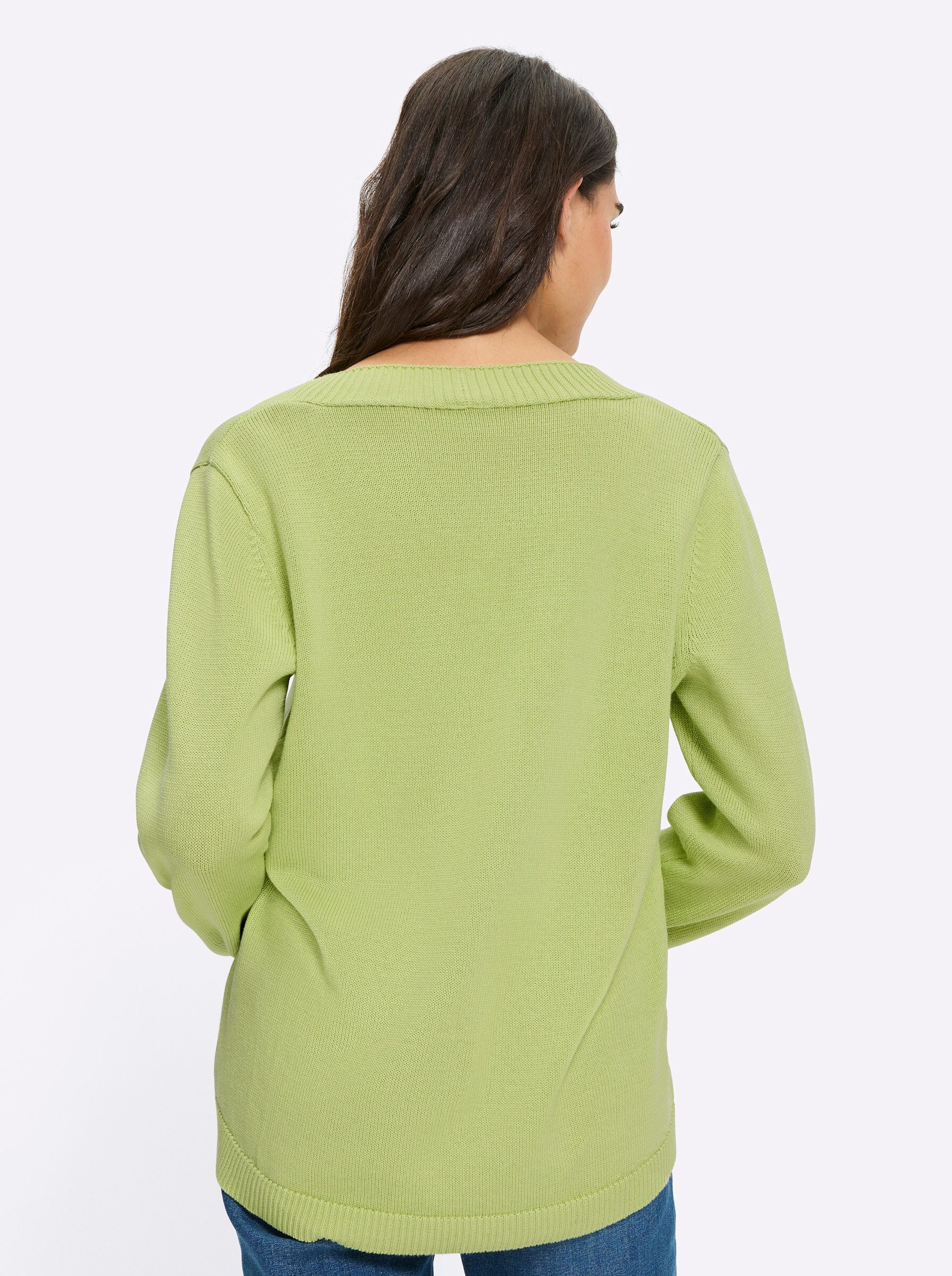 heine Strickjacke Strickjacke 3/4-Arm Jersey günstig online kaufen