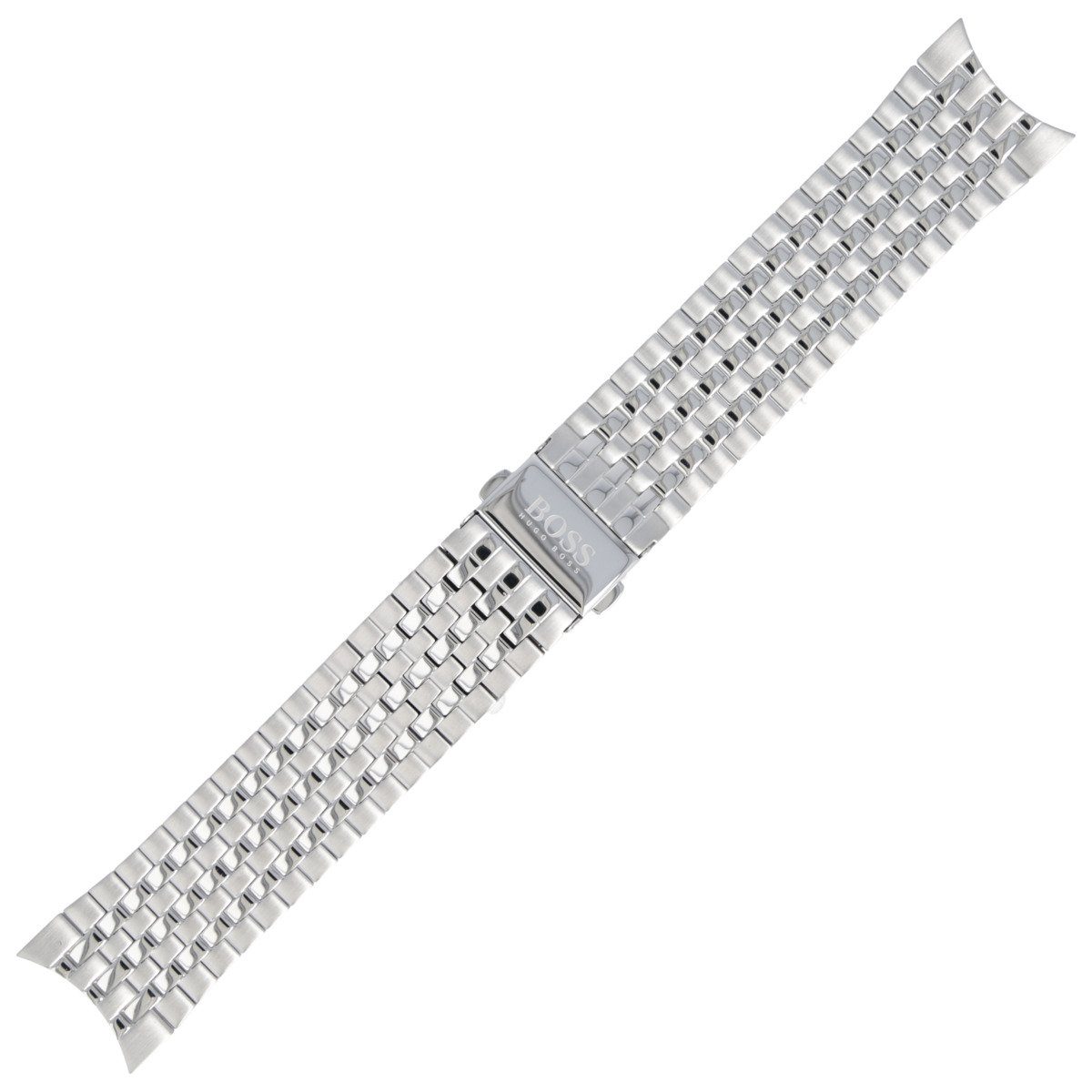 BOSS Uhrenarmband 22mm Metall Silber 659002553