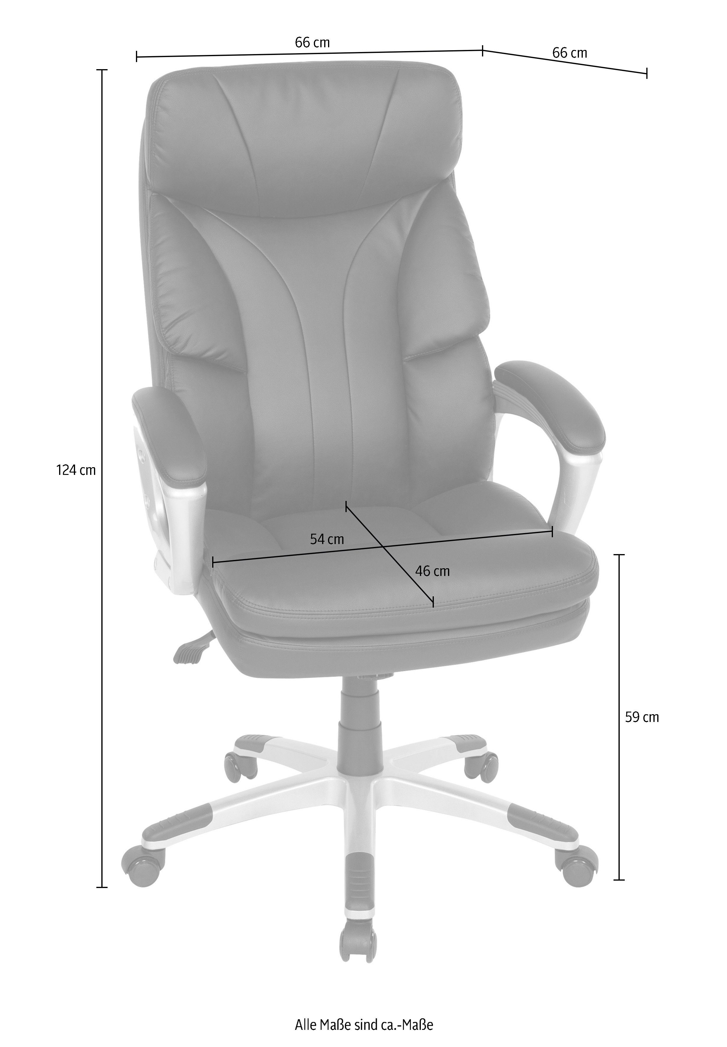 Duo Collection Chefsessel XXL, Theodor bis belastbar 150 KG