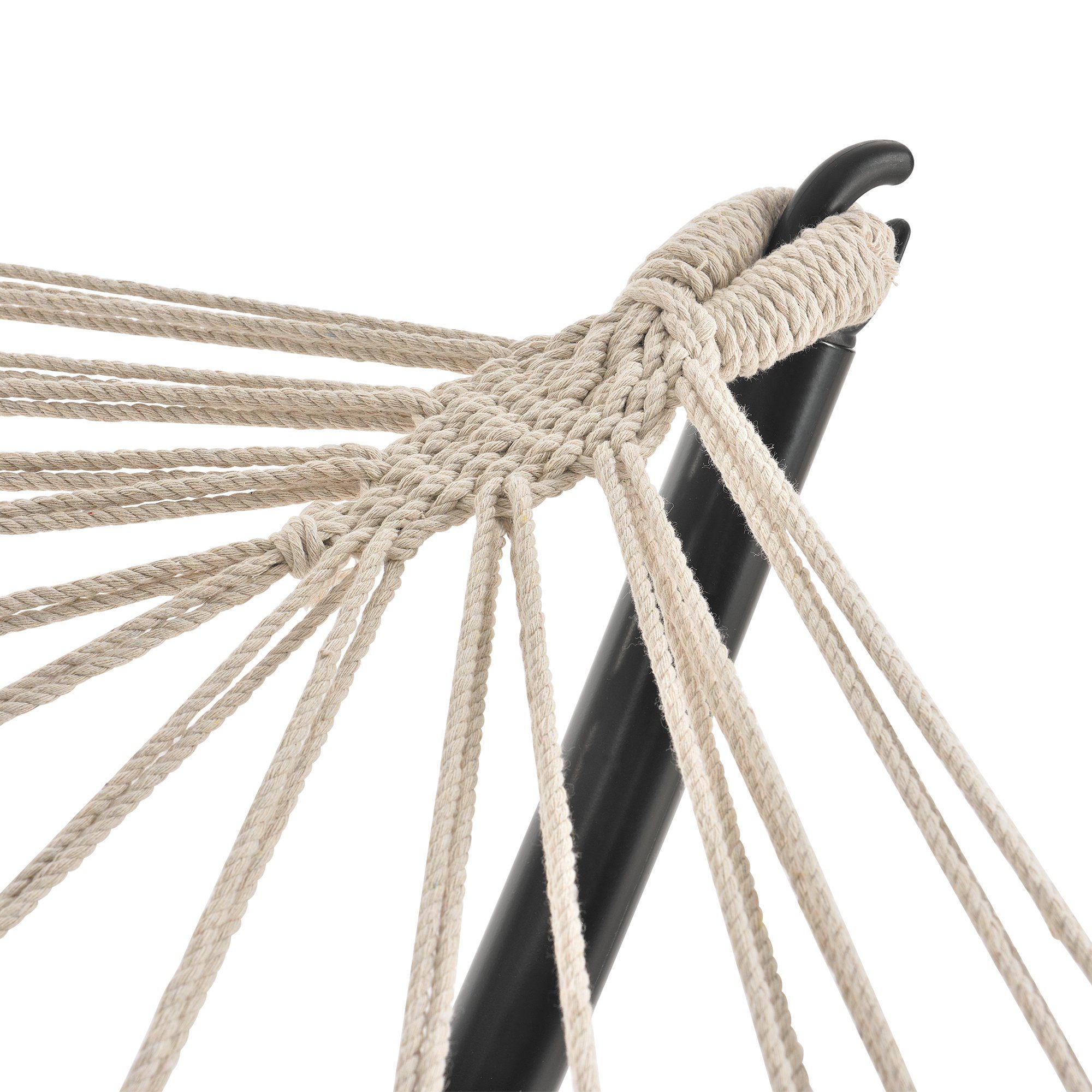 casa.pro Hängemattengestell, »Kungälv« Gestell für Hängematte 290x90x100cm Metall Schwarz