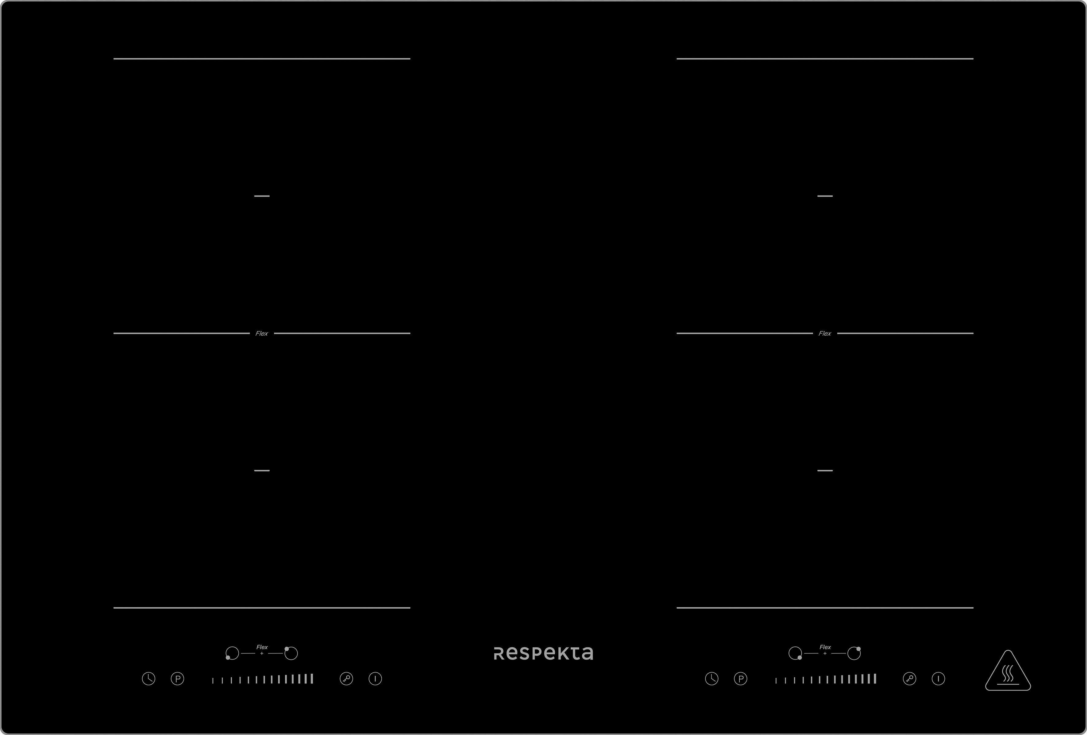 RESPEKTA Induktions-Kochfeld KM8800IF-28