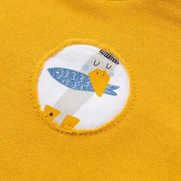 suebidou Sweatshirt Pullover gelb mit süßer Möwe für Babys und Kleinkinder