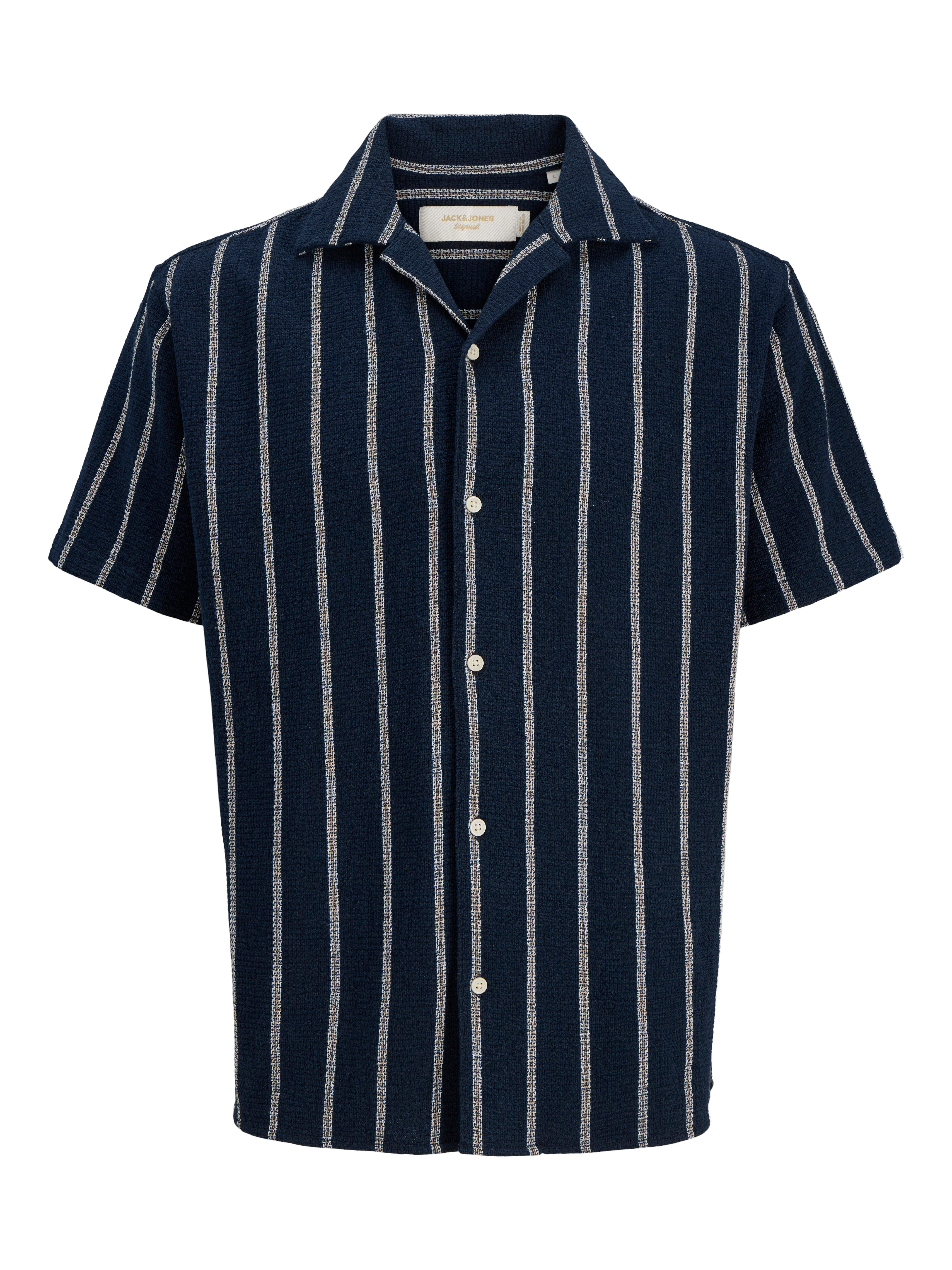 Jack & Jones PlusSize Kurzarmhemd JORCOBA STRIPE RESORT SHIRT SS SN PLS