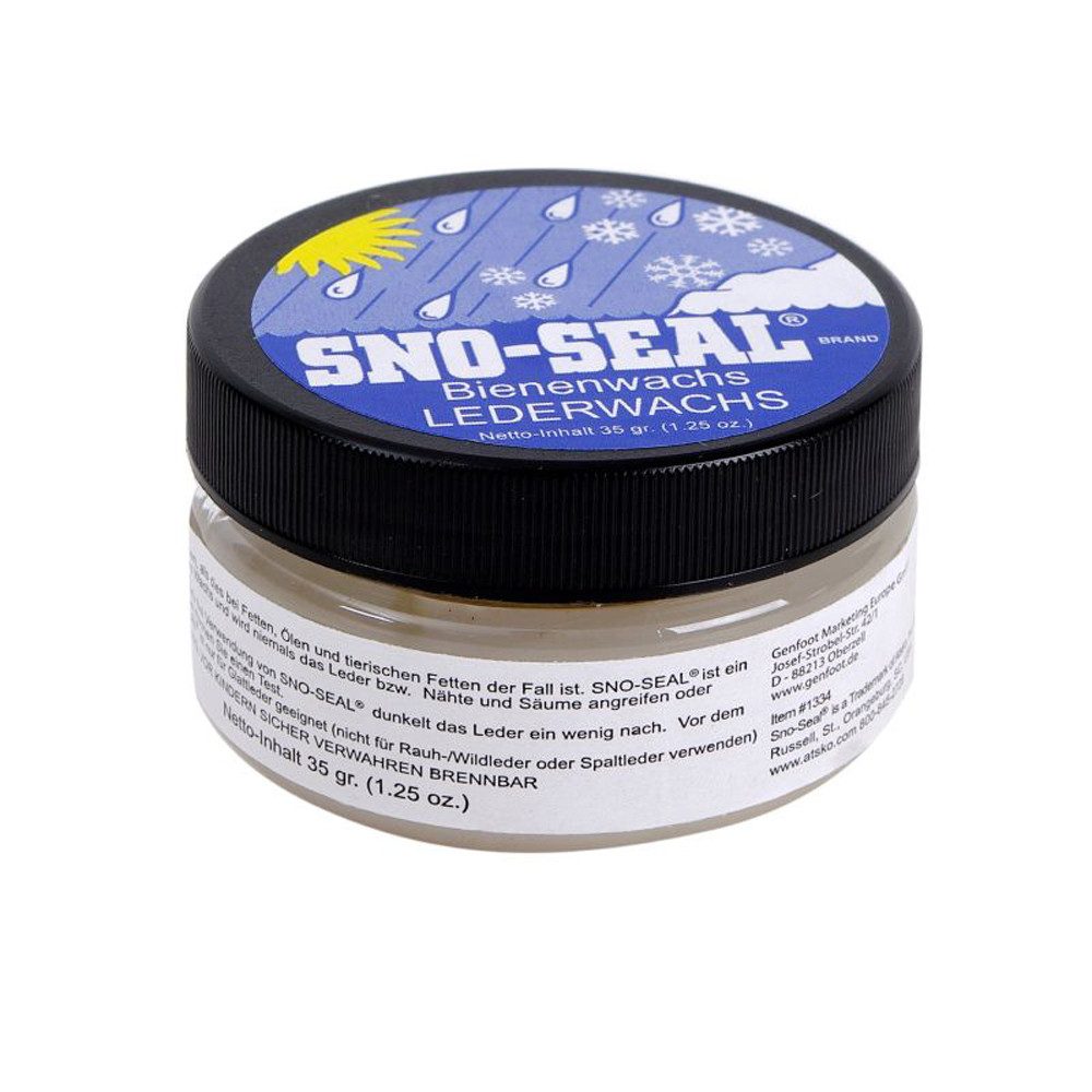Sno-Seal Schuhpflege Wax, 35g Dose, geeignet für Leder Schuh-Farbwachs
