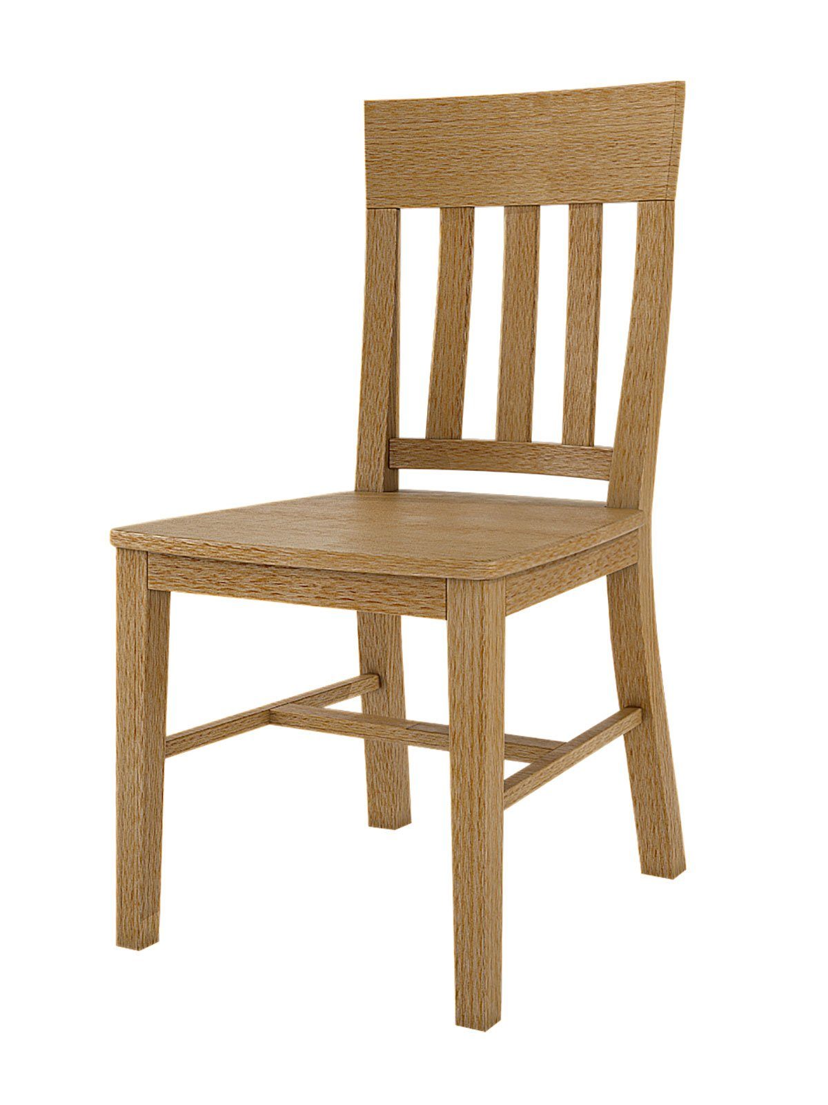 Esszimmerstuhl Esszimmer Stuhl Holzsitz B57xH100 loses Sitzkissen Duett Pinie massiv