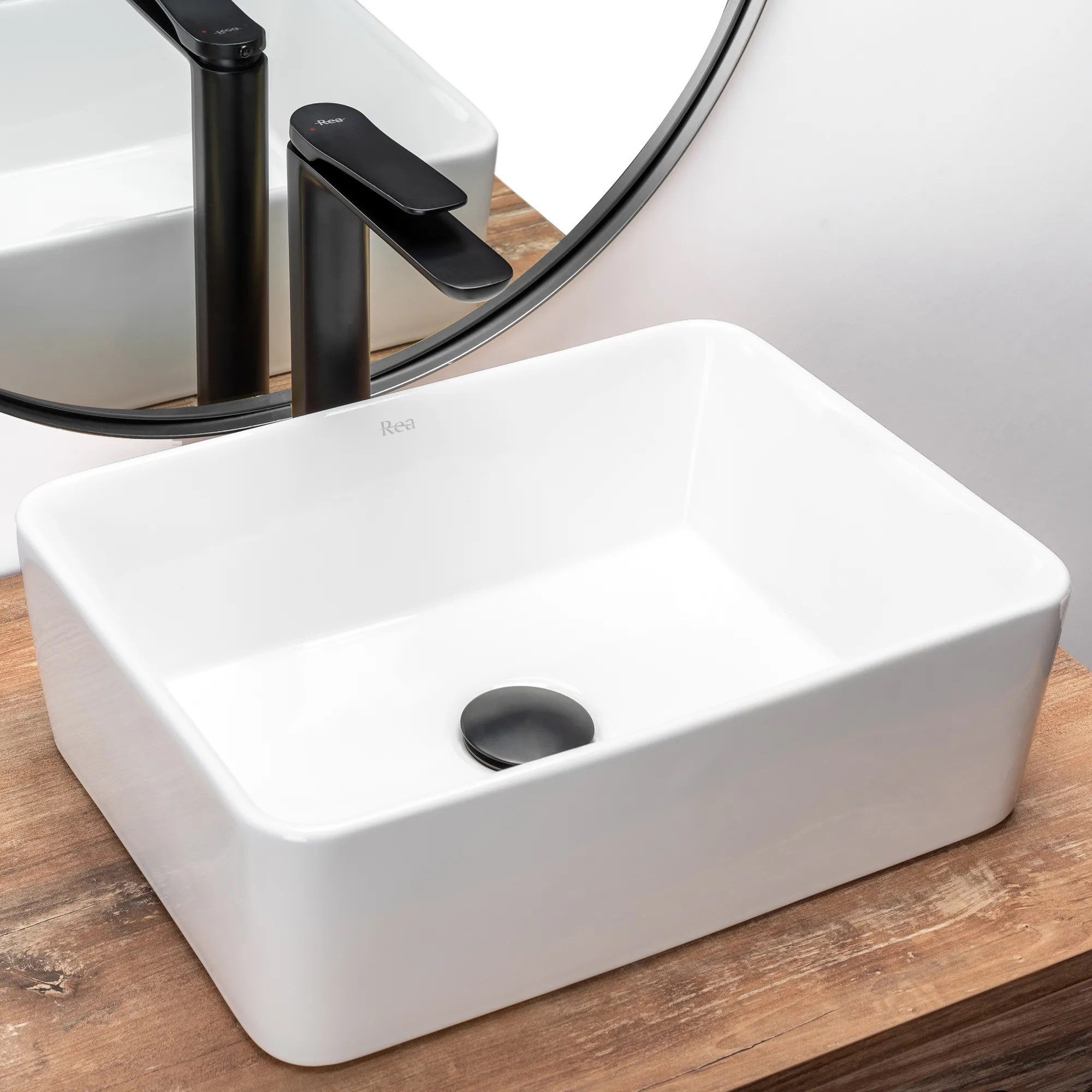 wohnwerk.idee Aufsatzwaschbecken Waschbecken Keramik Weiß Klein günstig online kaufen