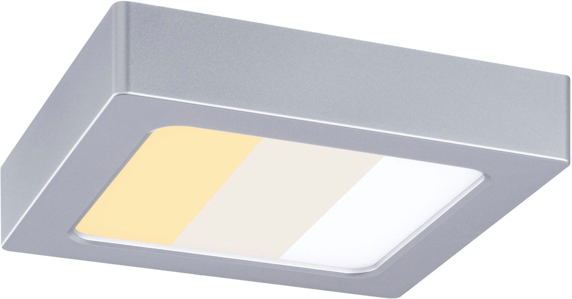 Paulmann LED Panel Abia 2 WhiteSelect Sensor, Farbsteuerung, Farbwechsel, LED fest integriert, Farbwechsler, Dämmerungsgesteuerter Bewegungsmelder (HF)
