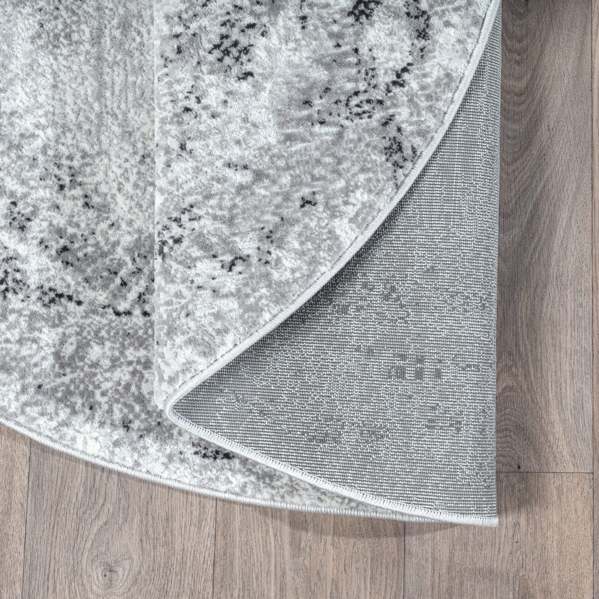 Sanat Teppich Harmony 3215, auch als Läufer, rund, Höhe: 12 mm, weicher Kurzflorteppich, meliert, Wohnzimmer, Schlafzimmer