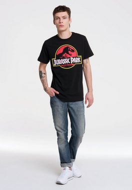 LOGOSHIRT T-Shirt Jurassic Park Logo mit coolem Print