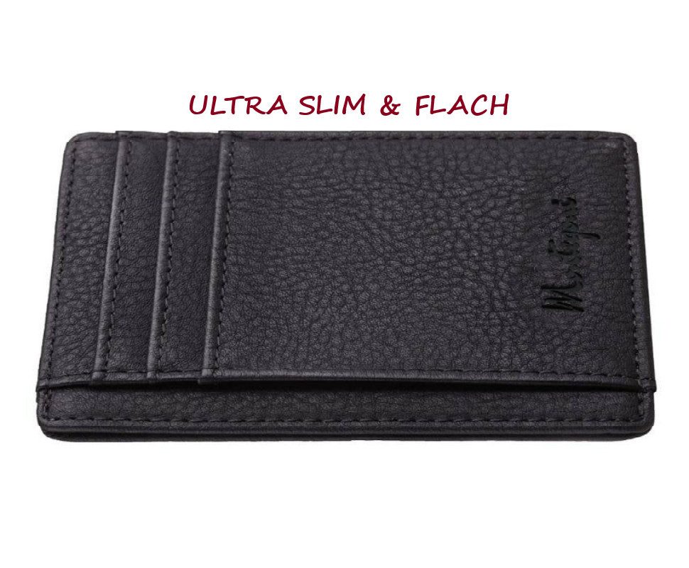 Wrischan Kartenetui 100% Echtleder Kartenetui SEHR Slim und FLACH Kreditkar günstig online kaufen