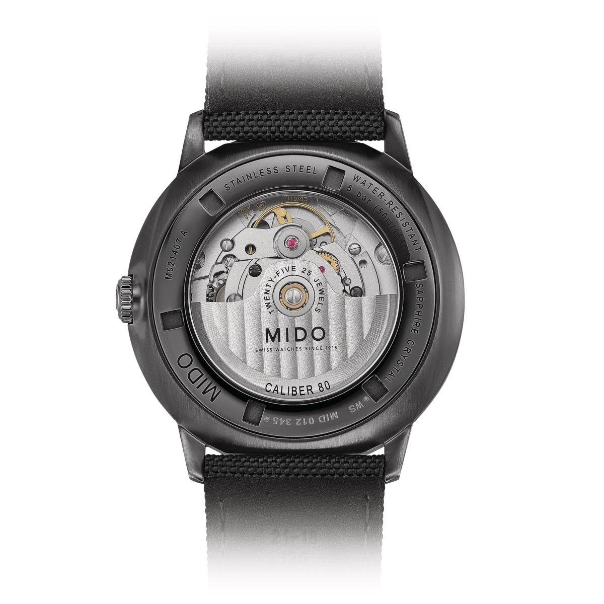 Mido Schweizer Uhr Mido Herren Uhr M0214073741100 Commander Gradient, (1-tlg)