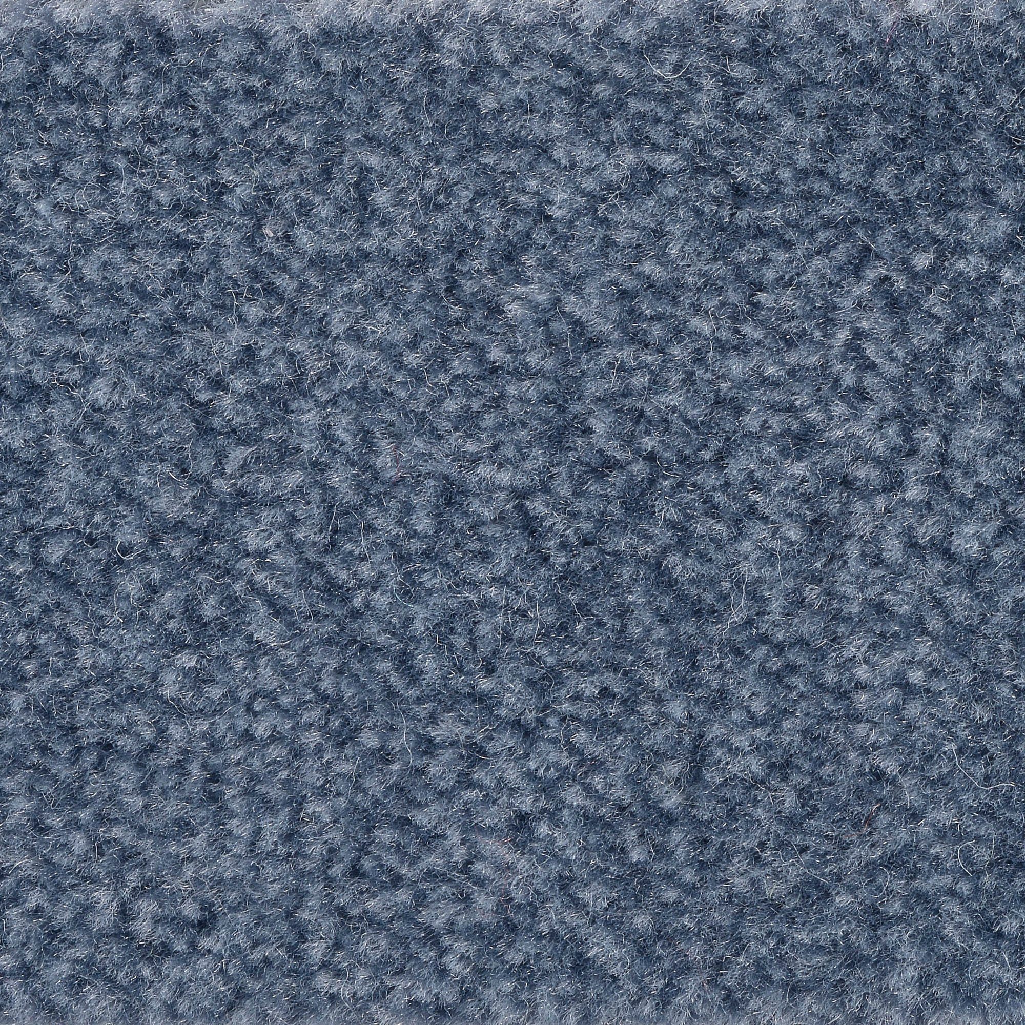 Teppichboden Veloursteppich Jupiter, Bodenmeister, rechteckig, Höhe: 7,5 mm, Wohnzimmer, Schlafzimmer, Kinderzimmer, Breite 400/500 cm blau