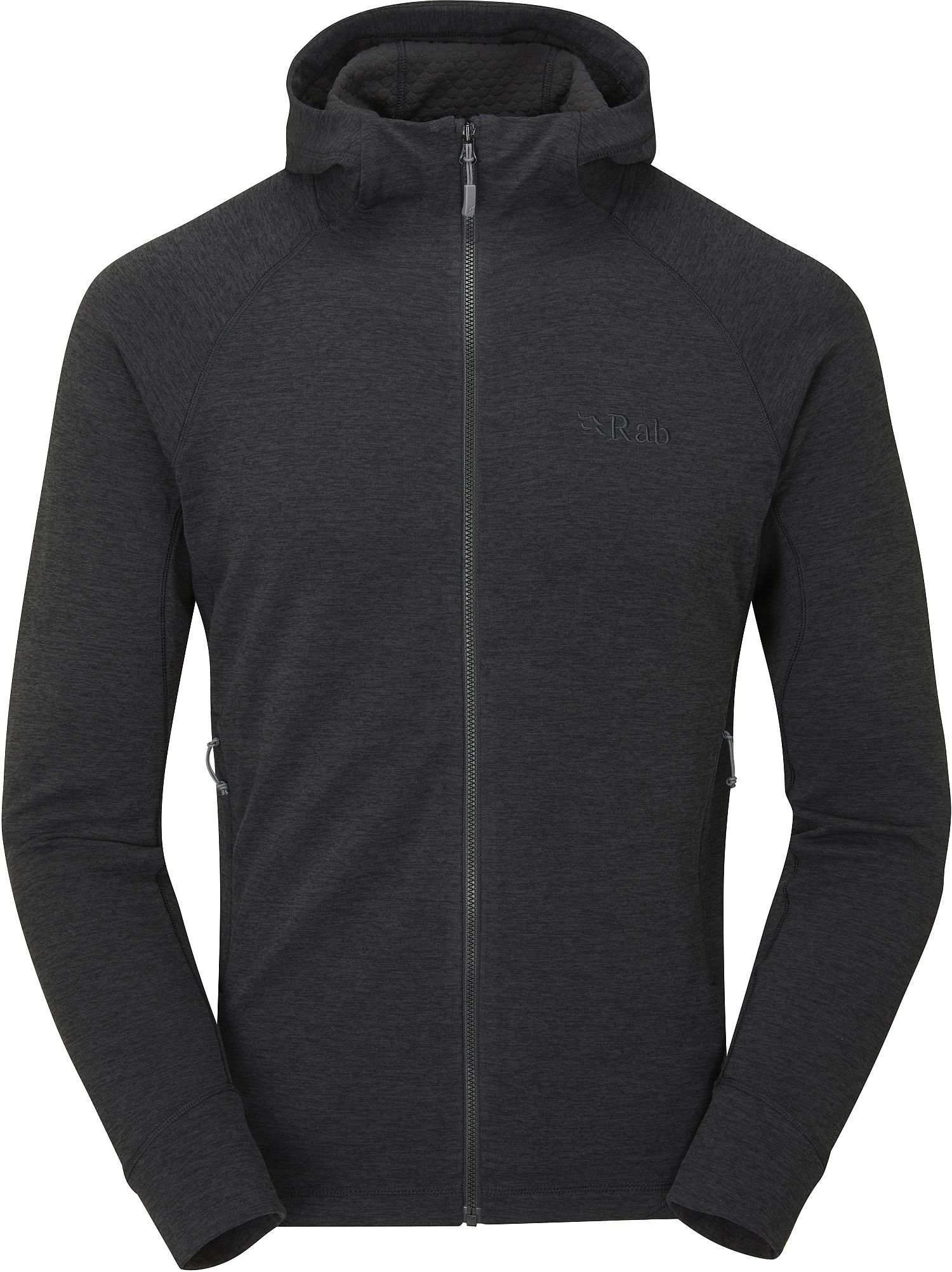 Rab Fleecejacke Nexus Hoody black | Übergangsjacken